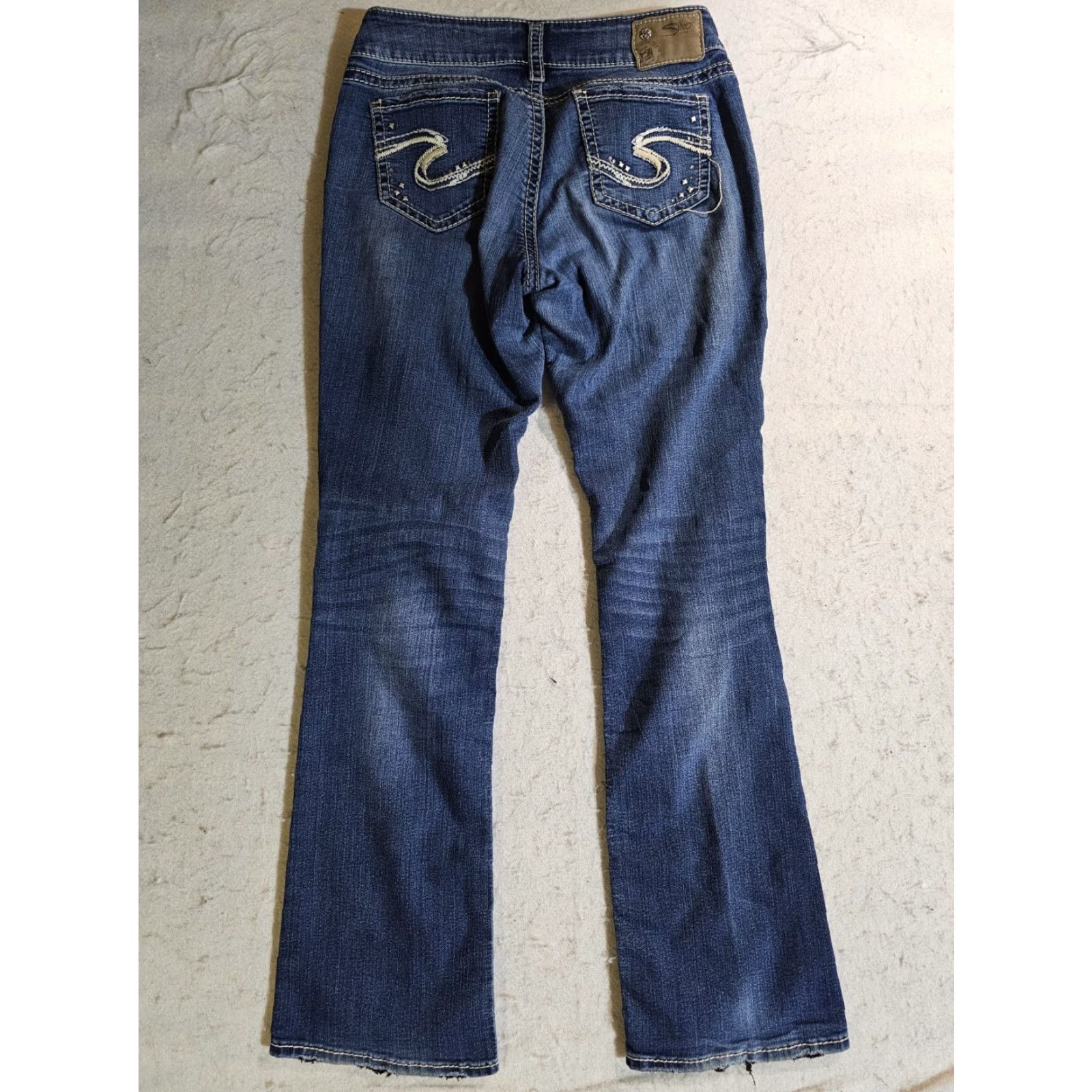 Silver Jeans Co. Silver Jeans Suki Mid Rise Slim Boot Cut Super Stretch Denim Women's Sz W29xL33 Size 29" - 2 Thumbnail