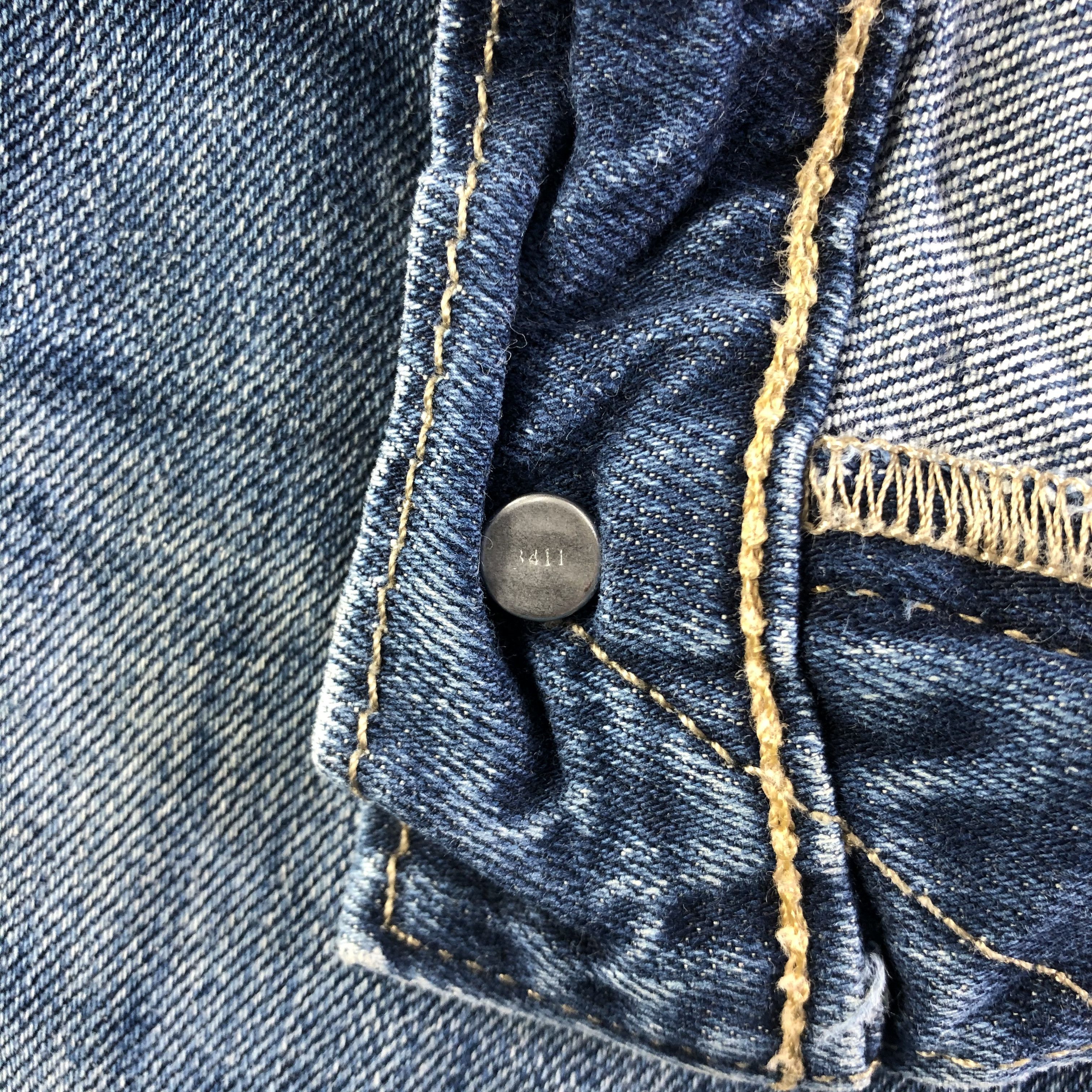 Levi's Vintage Blue Wash Levis 513 Jeans-J4351 Size US 33 - 8 Thumbnail