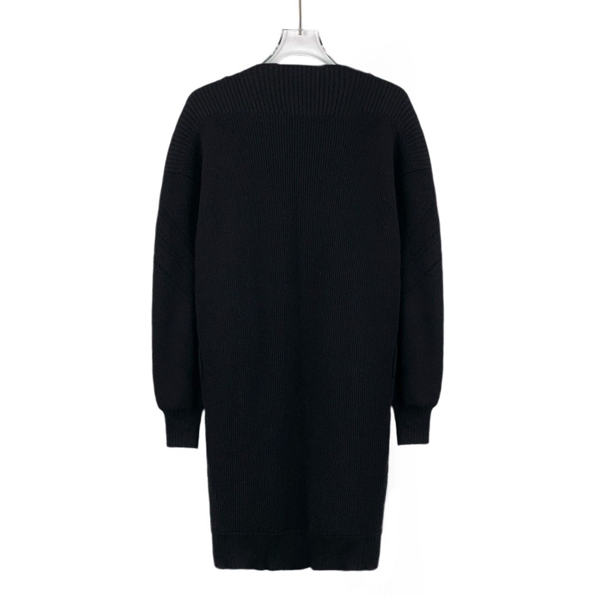 Versace Versace Black Side Button Long Sleeve Knit Cardigan K26WX Size S / US 4 / IT 40 - 2 Thumbnail