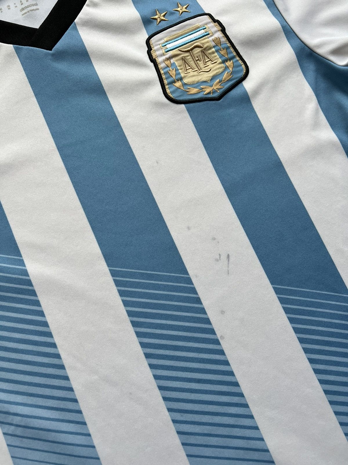 Adidas × Vintage Adidas 2014 Home Argentina Soccer T-Shirt Football Jersey Size US M / EU 48-50 / 2 - 4 Thumbnail