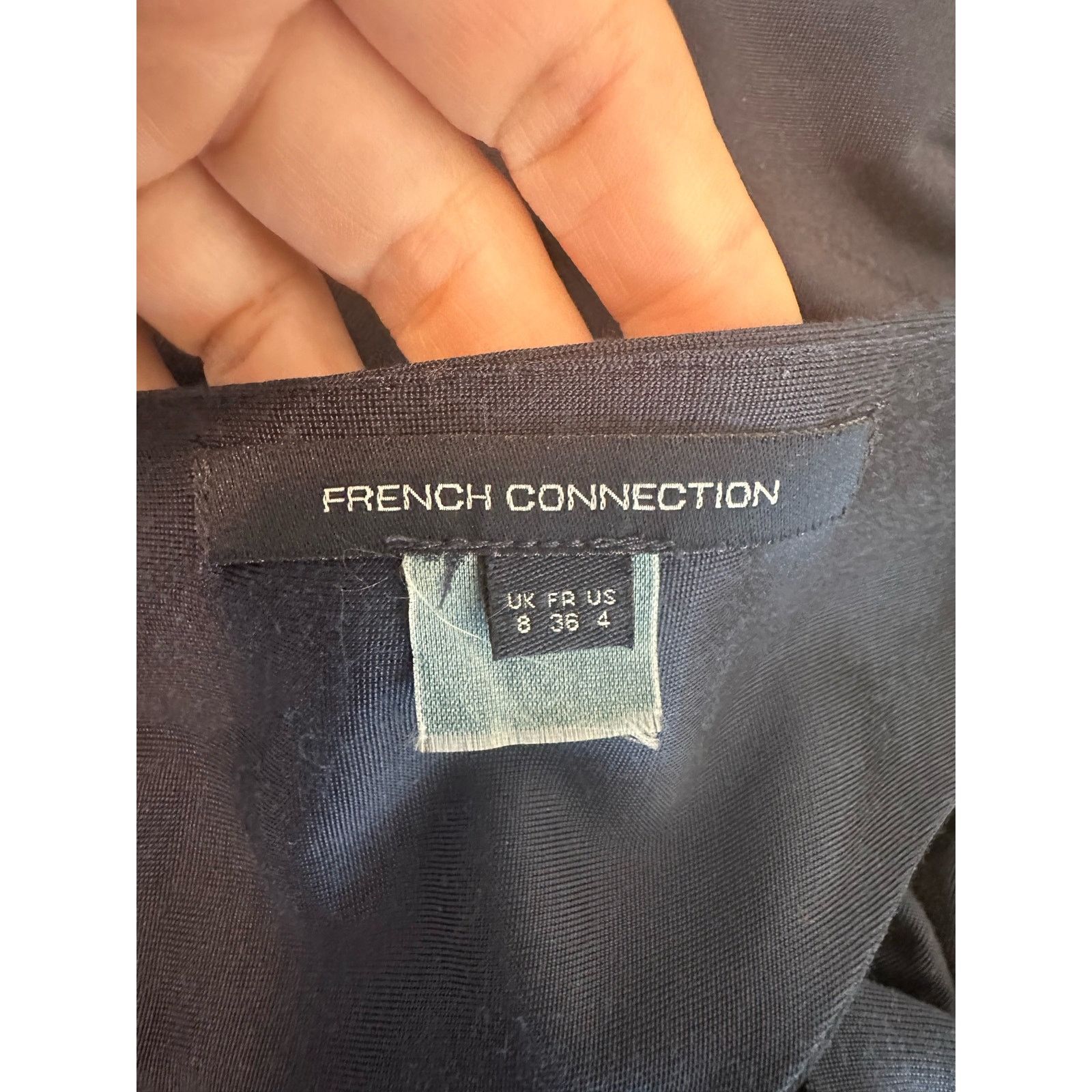 French Connection French Connection navy blue pleated front skirt dress size 4 Size S / US 4 / IT 40 - 3 Thumbnail