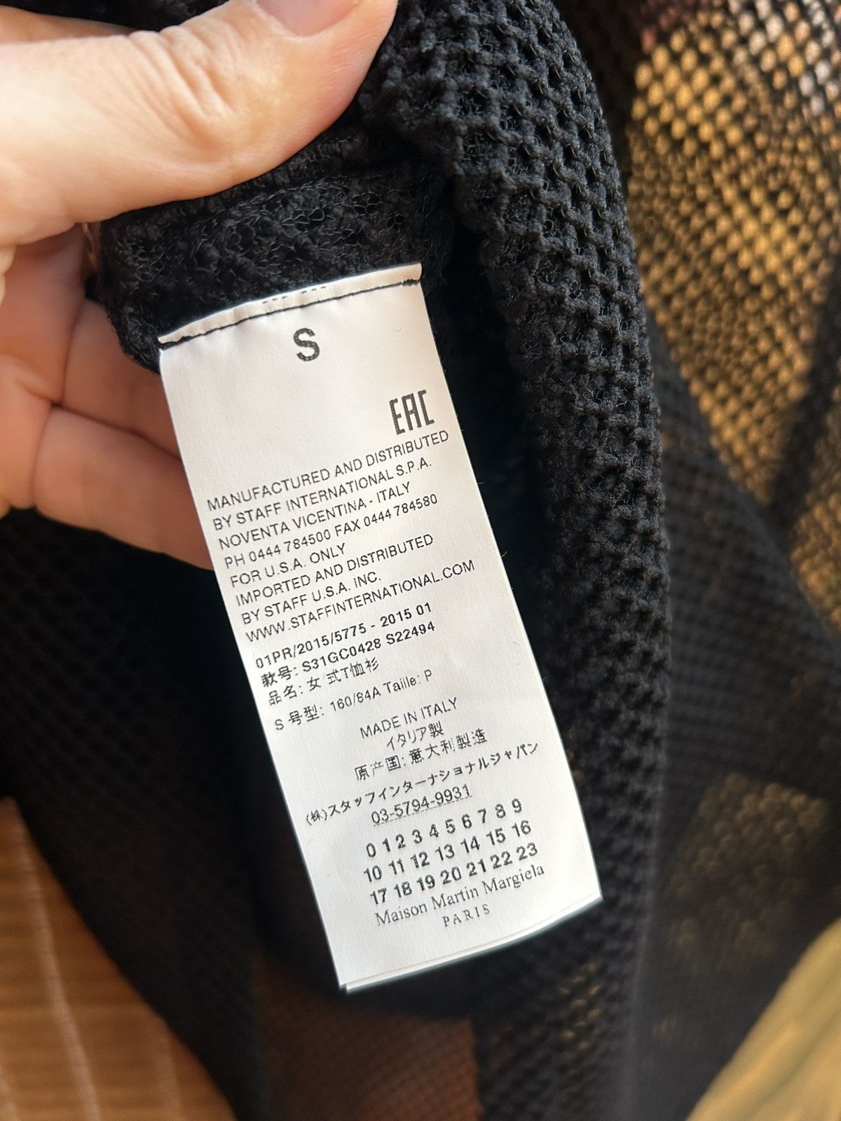 Maison Margiela Maison Martin Margiela Unisex Fishnet Knit Mesh V-Neck Top Size US S / EU 44-46 / 1 - 7 Thumbnail
