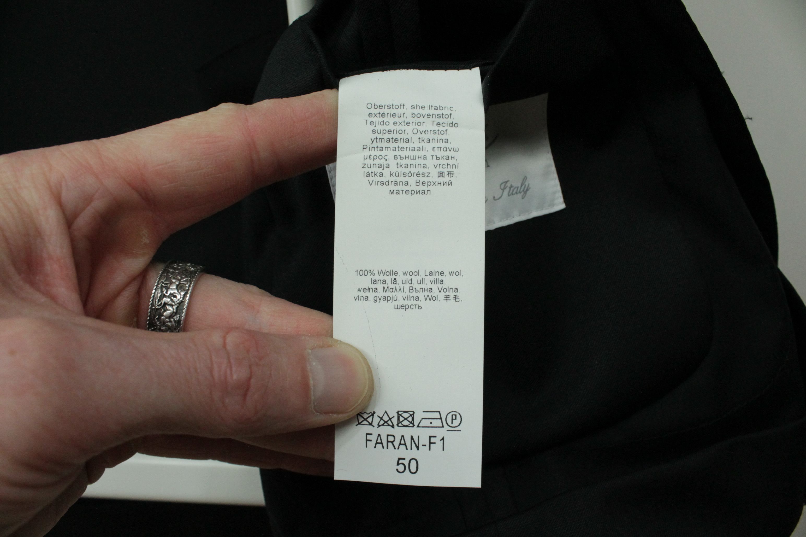 Other Van Laack Light Black Wool Formal Suit Men's Size 40R - 9 Thumbnail