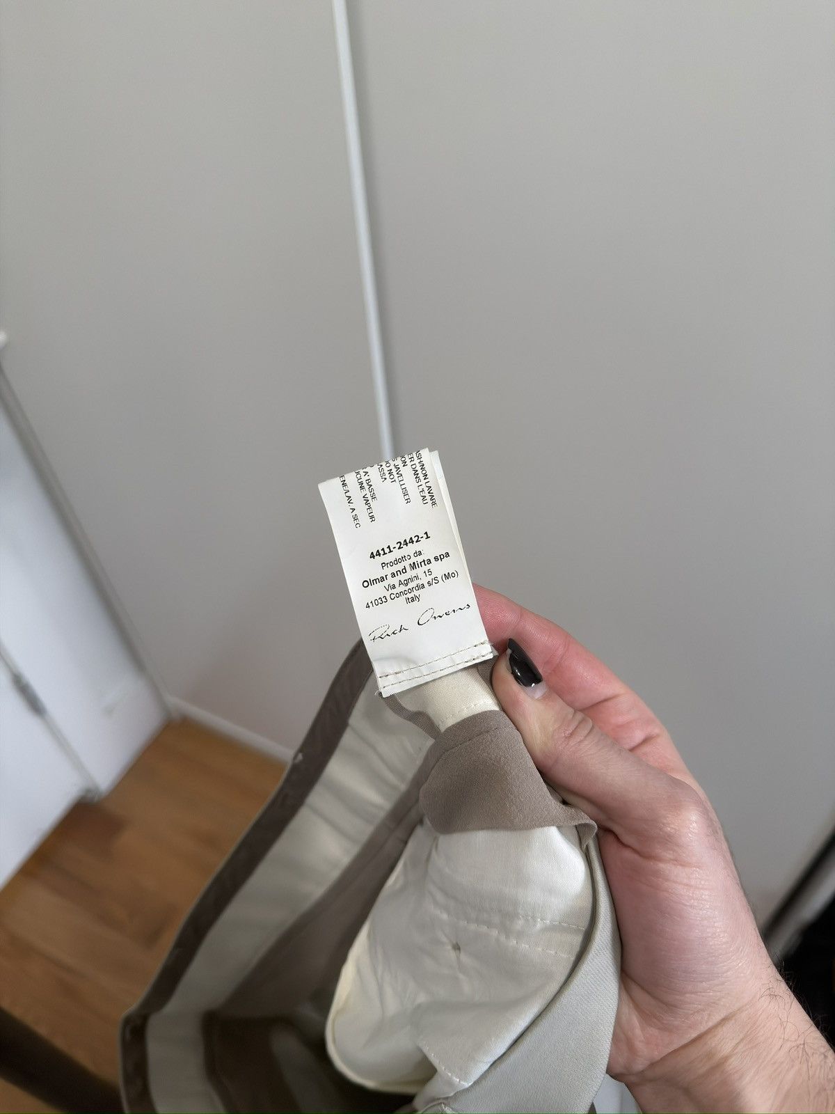 Rick Owens Pearl Viscose Astaire Trousers Size US 30 / EU 46 - 4 Thumbnail
