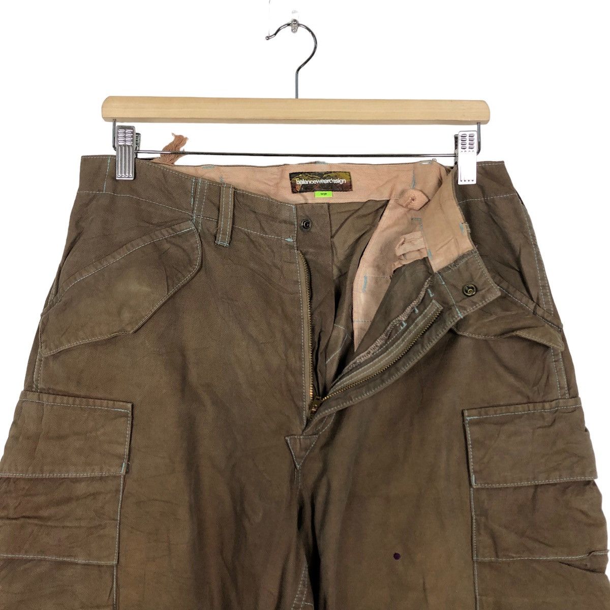 Hysteric Glamour 🔥Bush Cargo Pants Balanceweardesign Multi Pocket Cargo Size US 30 / EU 46 - 9 Thumbnail