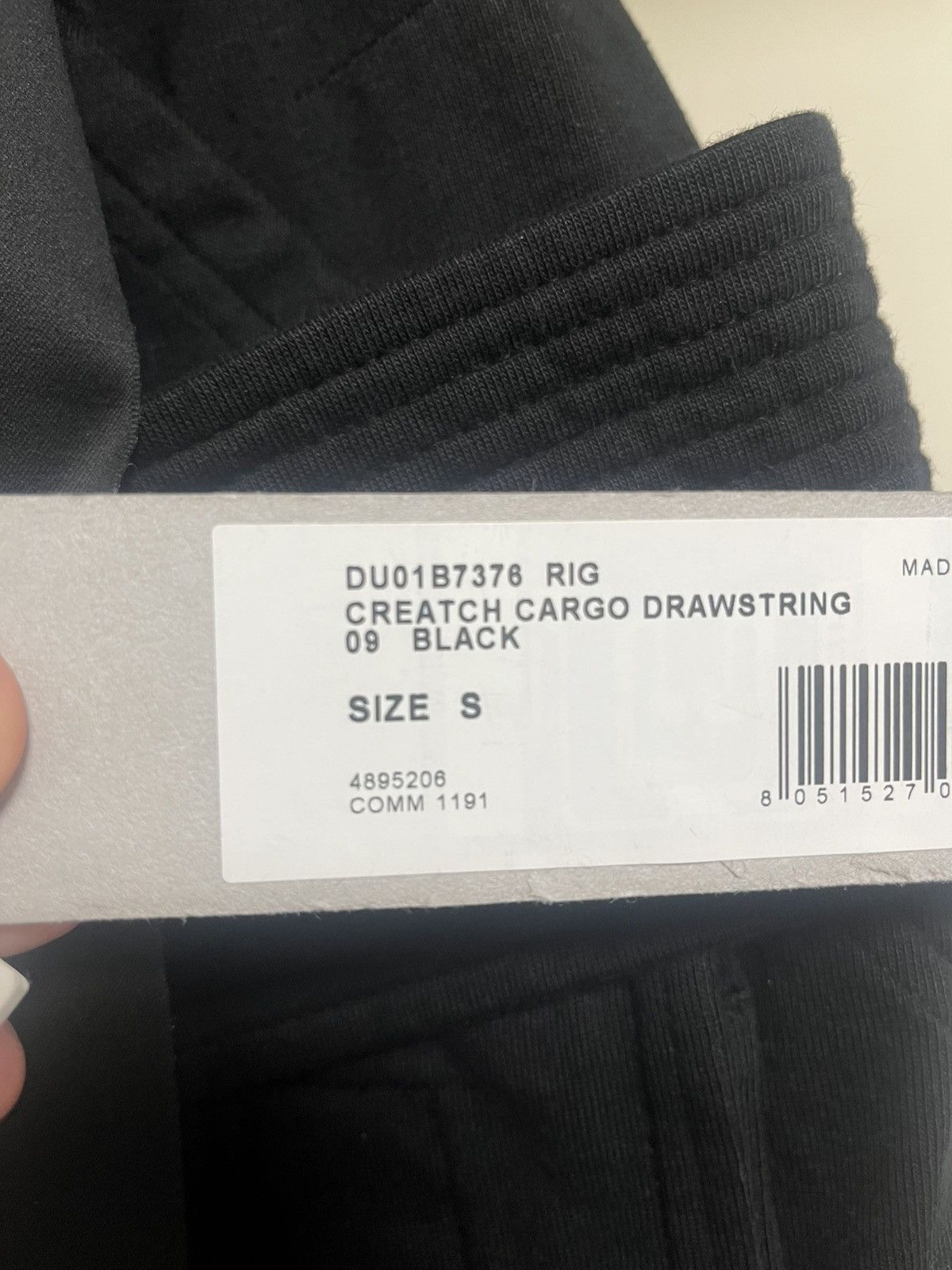 Rick Owens Drkshdw Rick Owens Darkshdw Creatch Cargo Drawstring Pant Sz Small Size US 32 / EU 48 - 4 Thumbnail