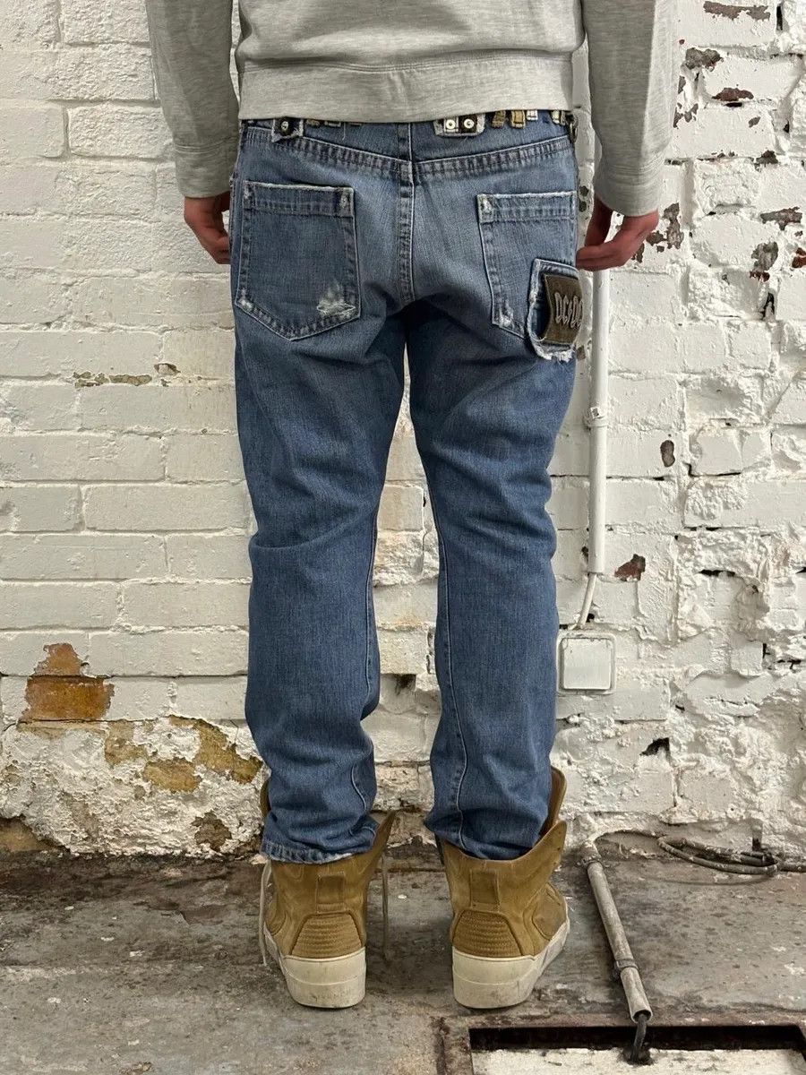 Dsquared2 SS2005 Dsquared2 DCDC Multi Belt Loop Blue Jeans Size US 32 / EU 48 - 5 Thumbnail