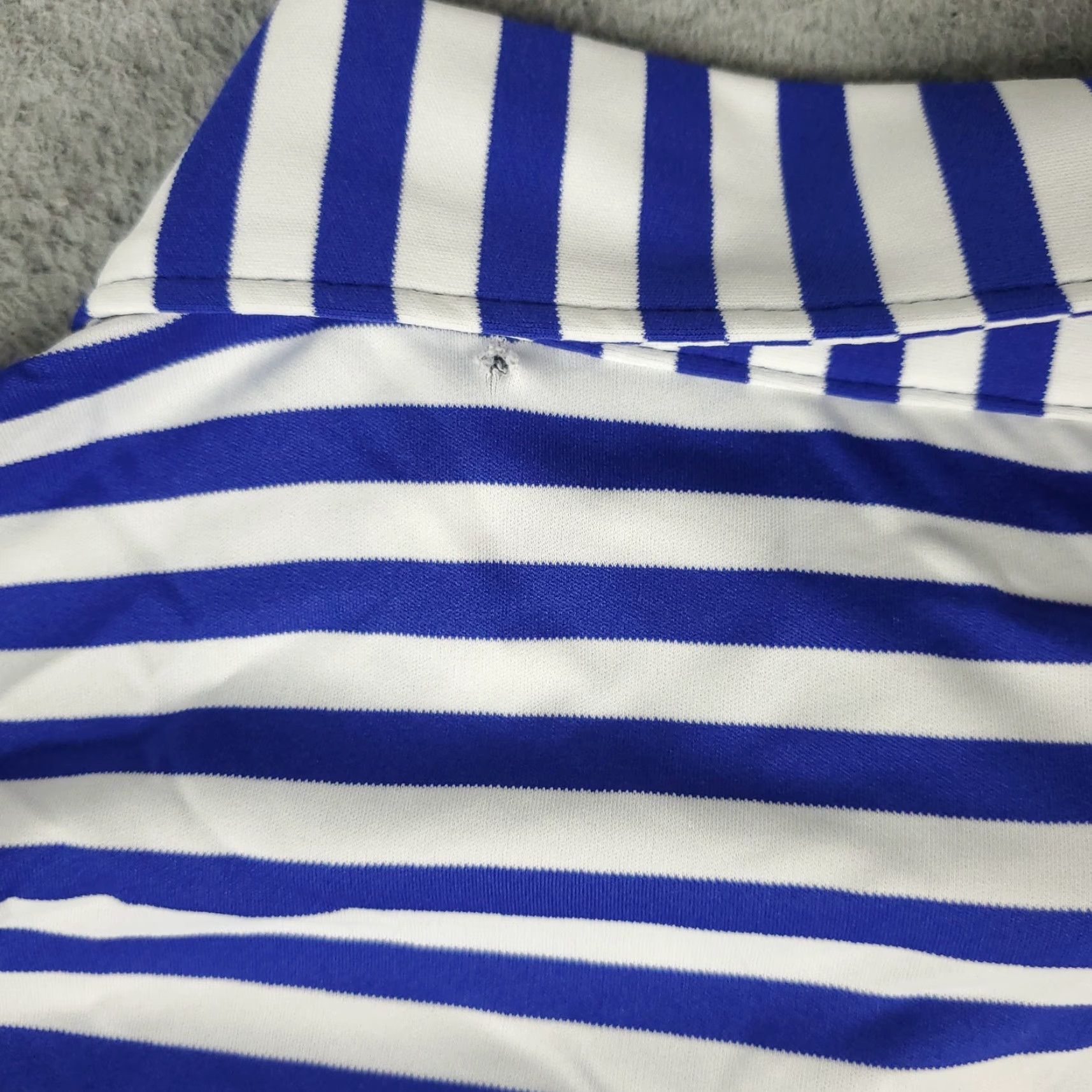 Peter Millar Peter Millar Polo Shirt Mens L Blue Striped Featherweight Golf Short Sleeve Size US L / EU 52-54 / 3 - 3 Thumbnail