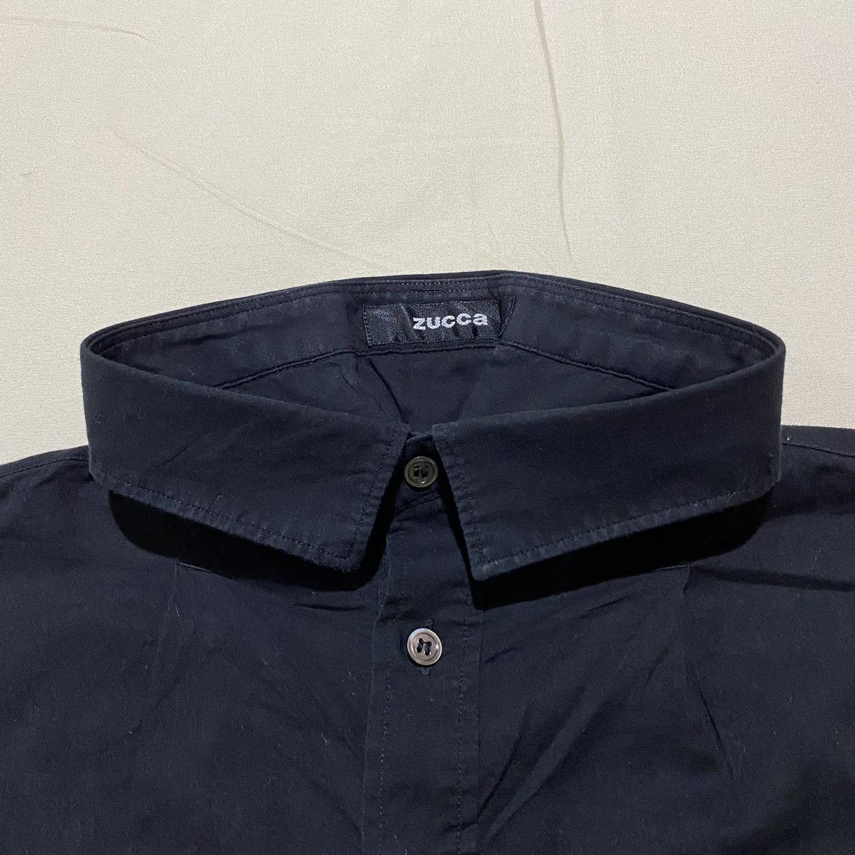Zucca Vintage ZUCCA By Issey Miyake High Collar Blouses Cotton Size L / US 10 / IT 46 - 3 Thumbnail