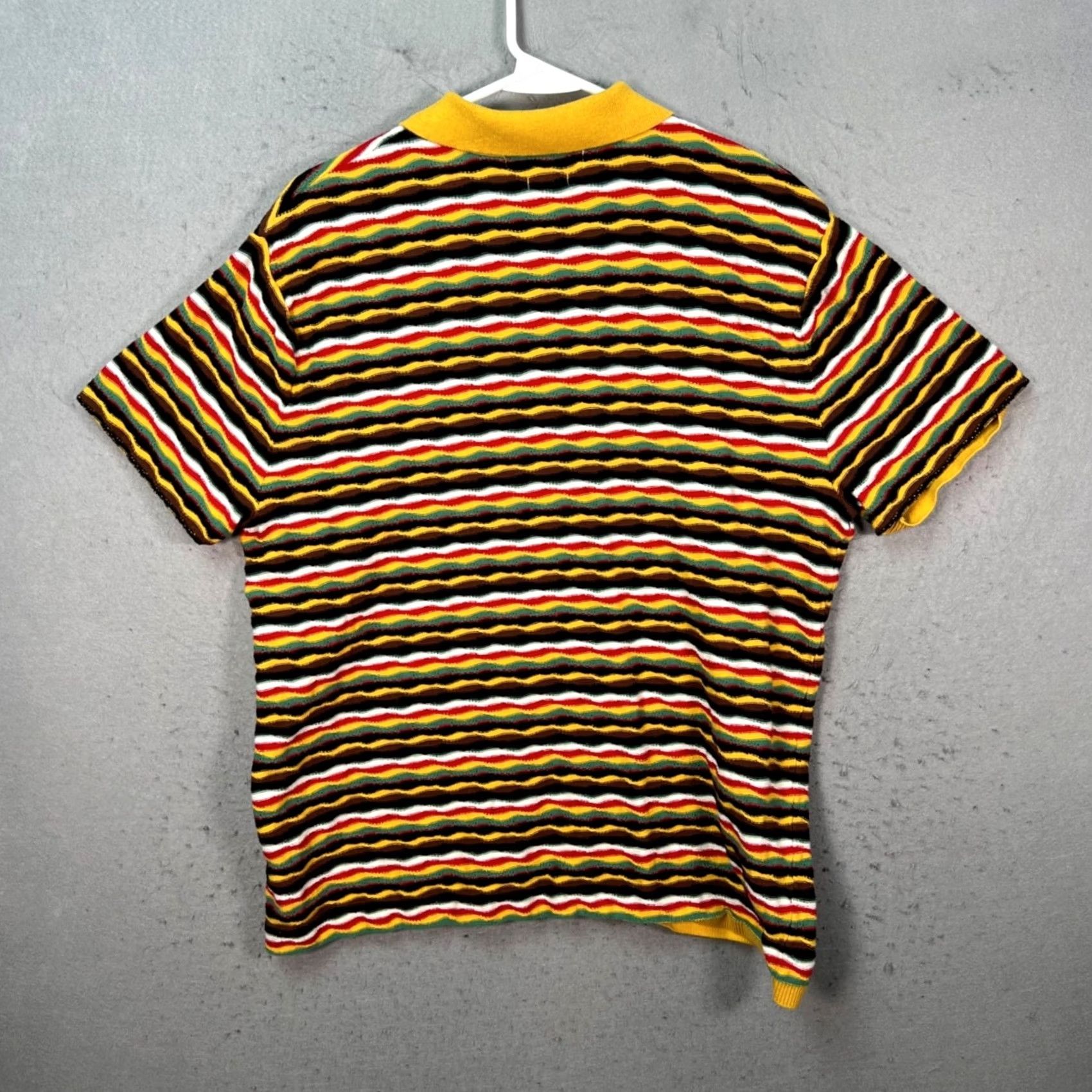 Urban Outfitters Urban Outfitters Polo Shirt Mens Large Multicolor Striped Cotton Short Sleeve Button Collared Jeanswear Not Applicable? Size US L / EU 52-54 / 3 - 2 Thumbnail