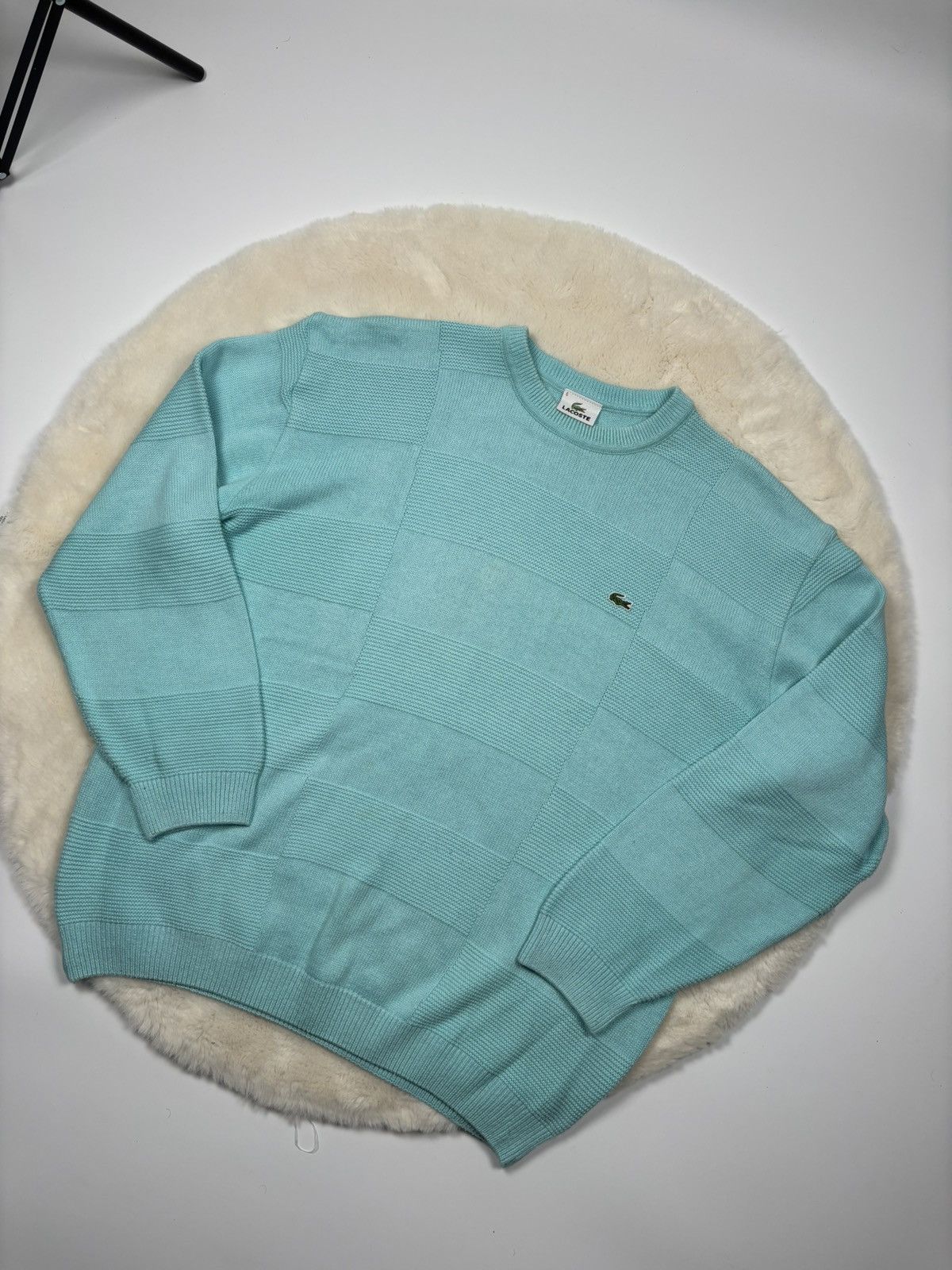 Lacoste × Vintage Lacoste Vintage 90’s Men’s Crewneck Sweater Y2K Size US XL / EU 56 / 4 - 2 Thumbnail