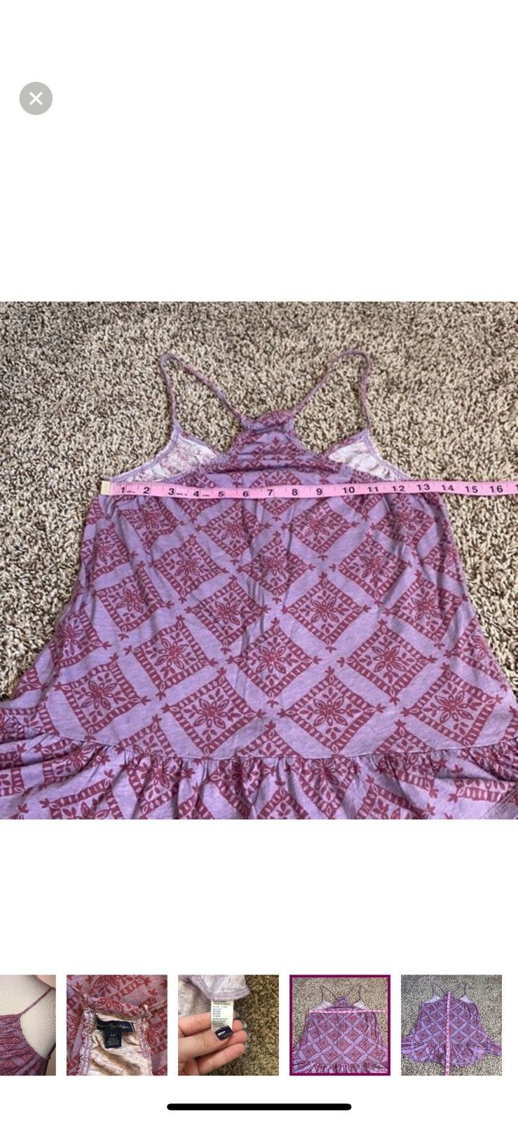 American Eagle Outfitters American eagle outfitters small boho tank top Size S / US 4 / IT 40 - 6 Thumbnail