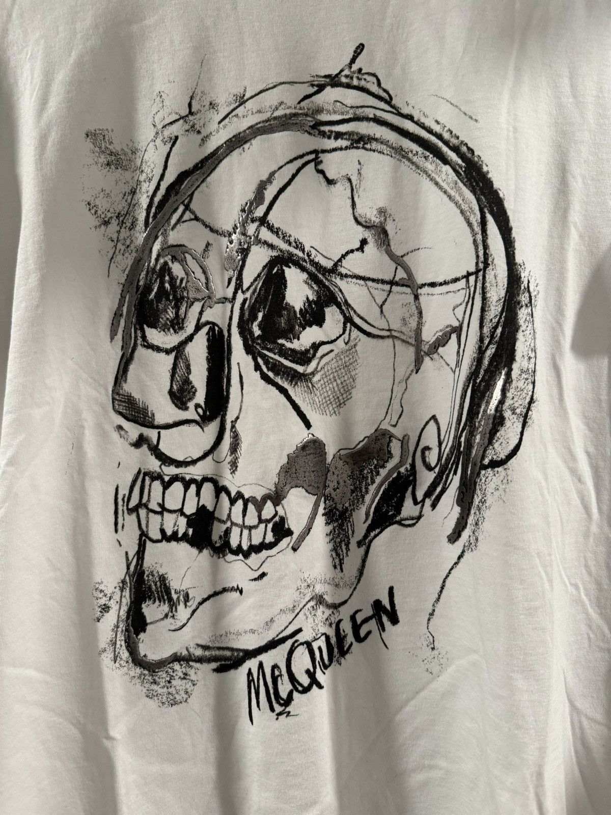 Alexander McQueen Skull Print Shirt Size US L / EU 52-54 / 3 - 2 Thumbnail