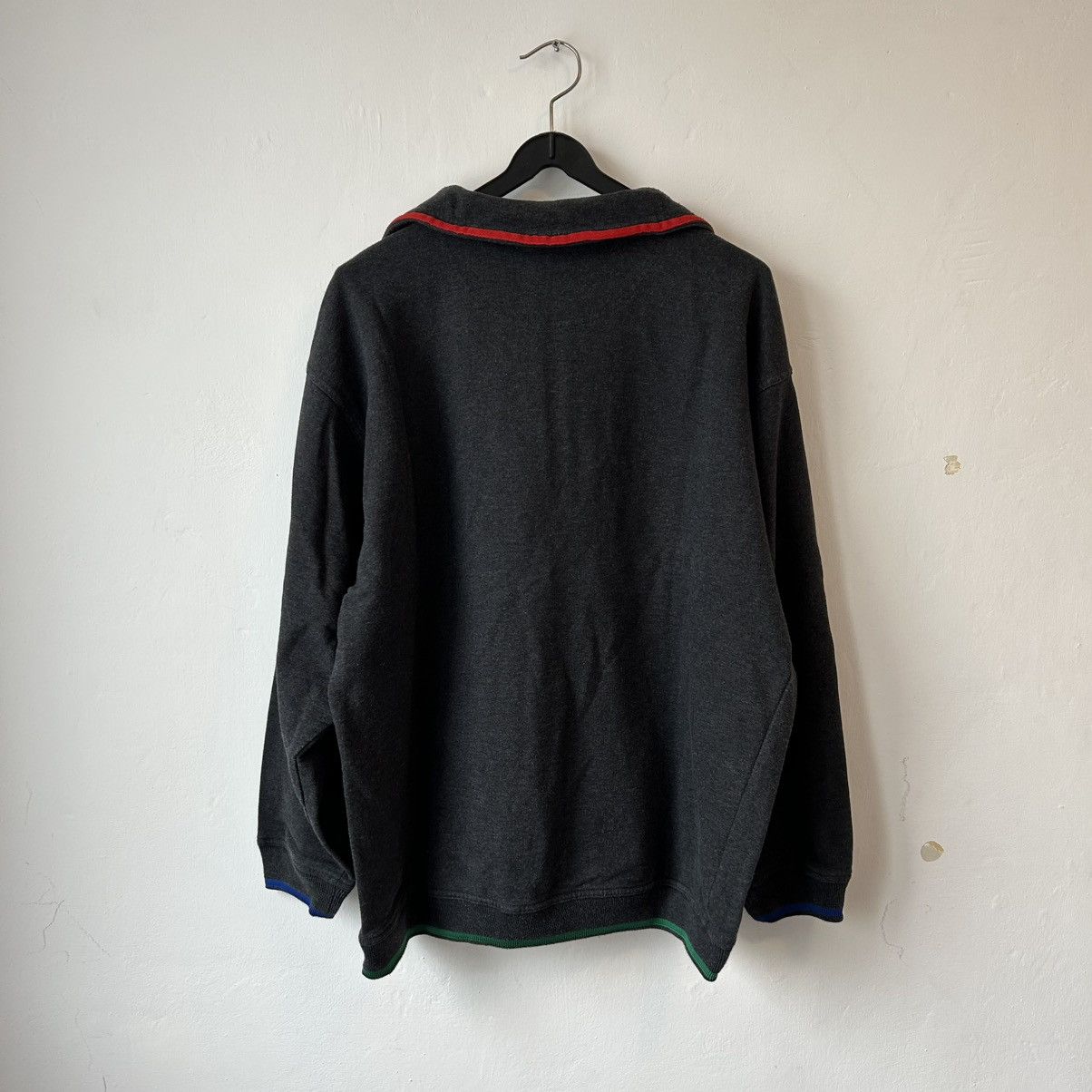 Carlo Colucci × Vintage Vintage 90s Carlo Colucci crewneck quarter zip grey Size US XL / EU 56 / 4 - 6 Thumbnail