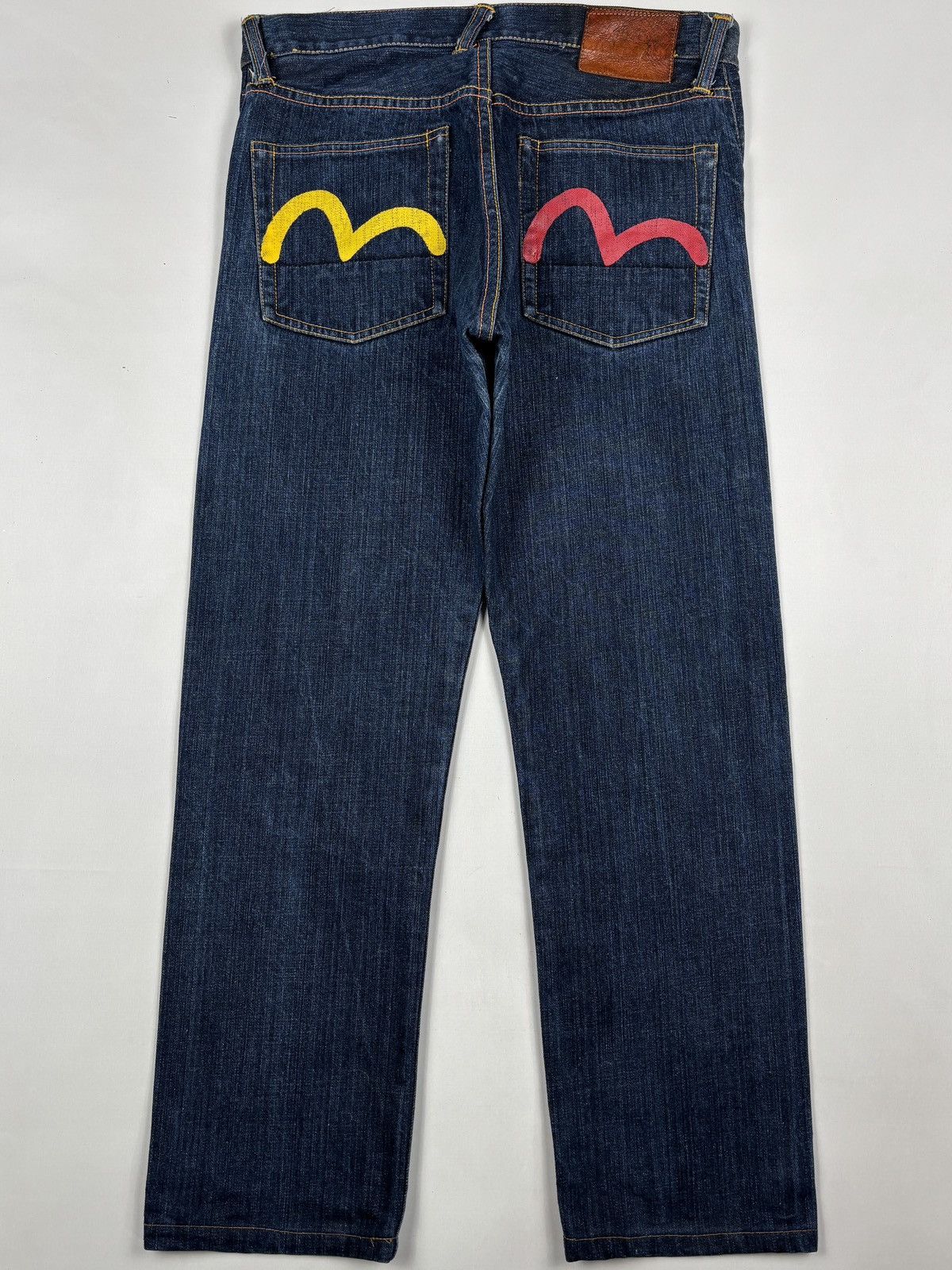 Evisu EVISU Jeans No.2 2001 Big Yellow Seagull Size 30×35 | Grailed
