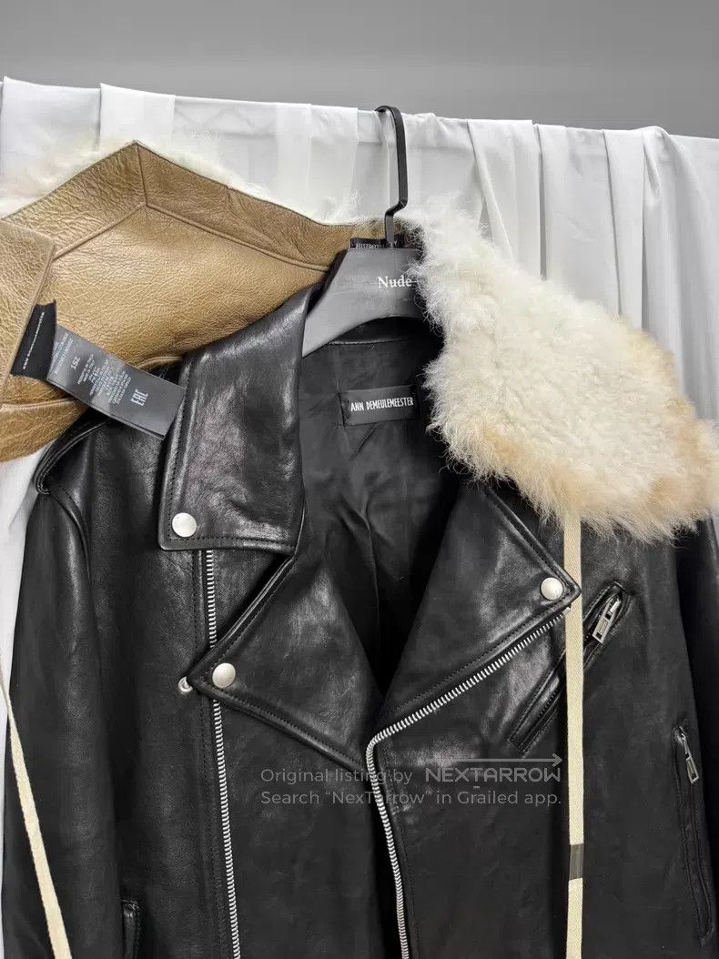 Ann Demeulemeester Ann Demeulemeester Extra Long Biker Coat Size US M / EU 48-50 / 2 - 3 Thumbnail