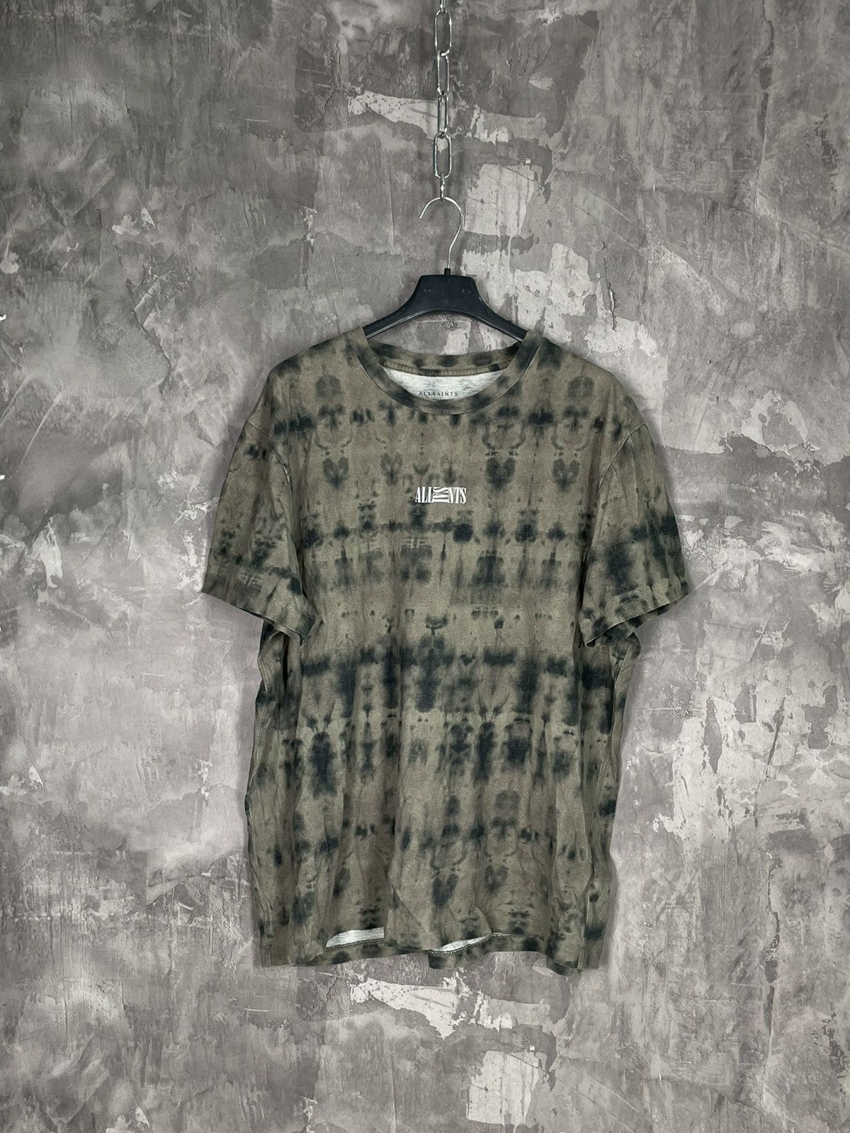 Allsaints × Japanese Brand Avant Garde Y2K Japanese Style Tie Dye T shirt Size US S / EU 44-46 / 1 - 1 Thumbnail
