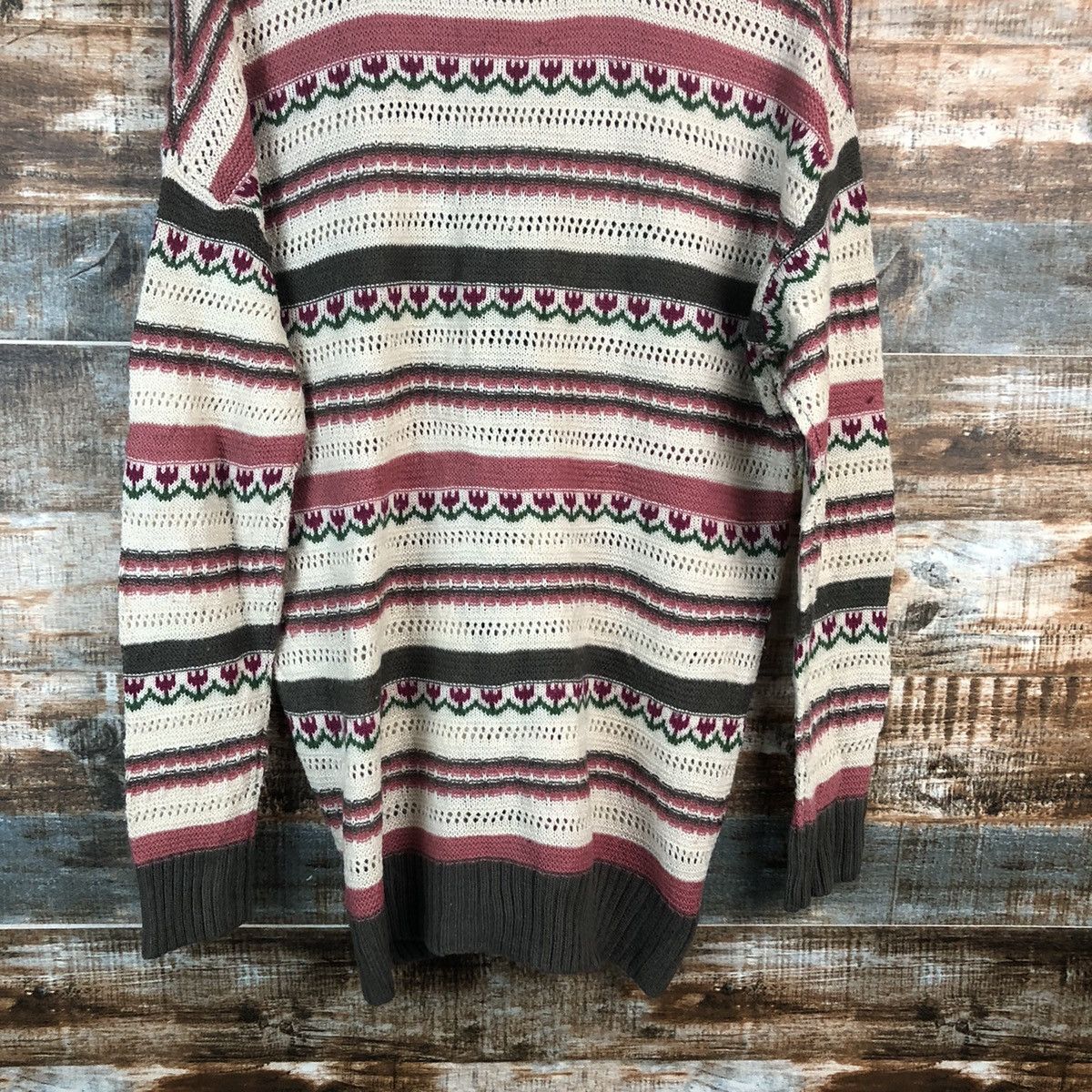 Homespun Knitwear × Japanese Brand W Closet Wears Inc Cardigan Knitwear #A2359 Size US L / EU 52-54 / 3 - 14 Thumbnail