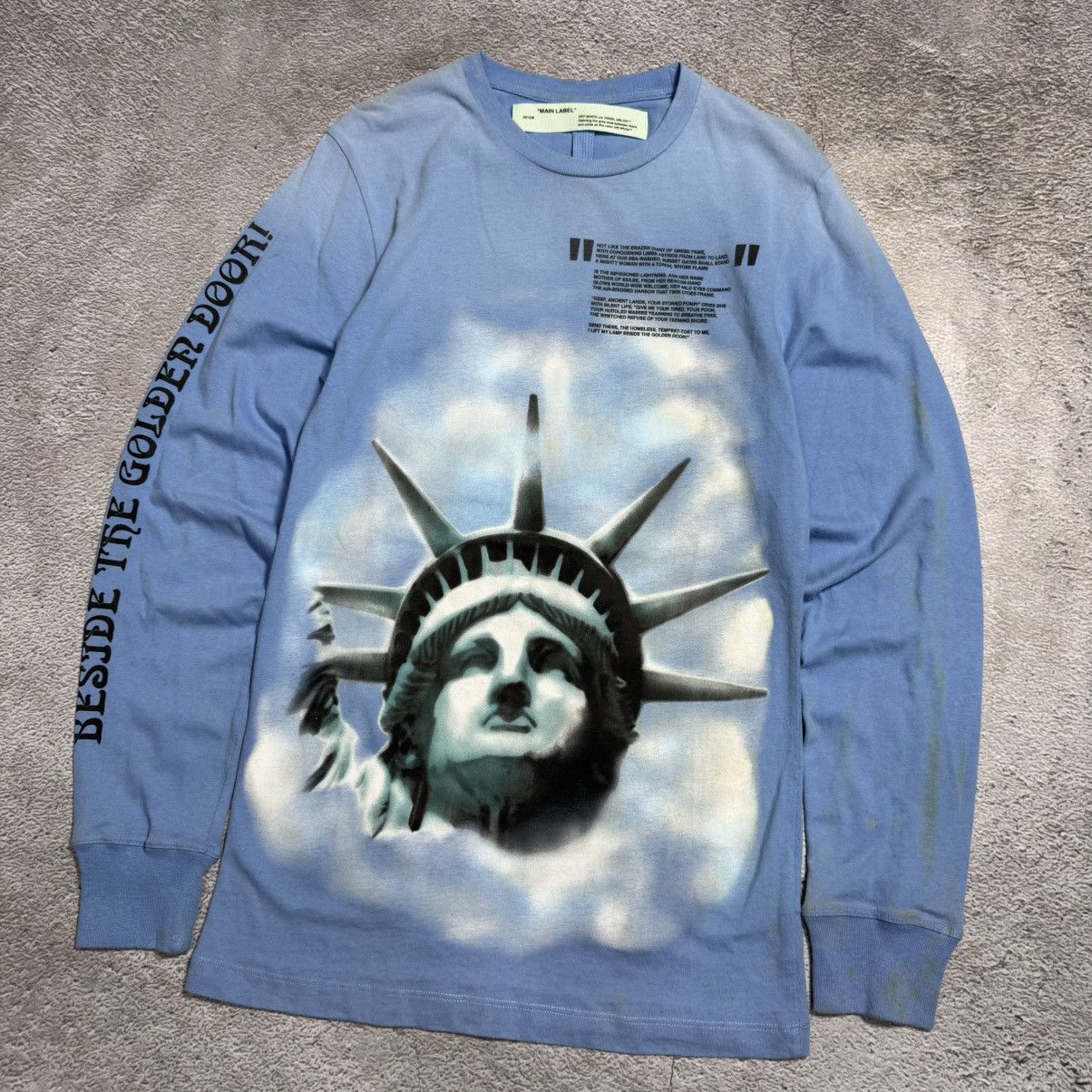 Off-White Off-White Statue Of Liberty Light Blue Long Sleeve Size US XS / EU 42 / 0 - 2 Thumbnail