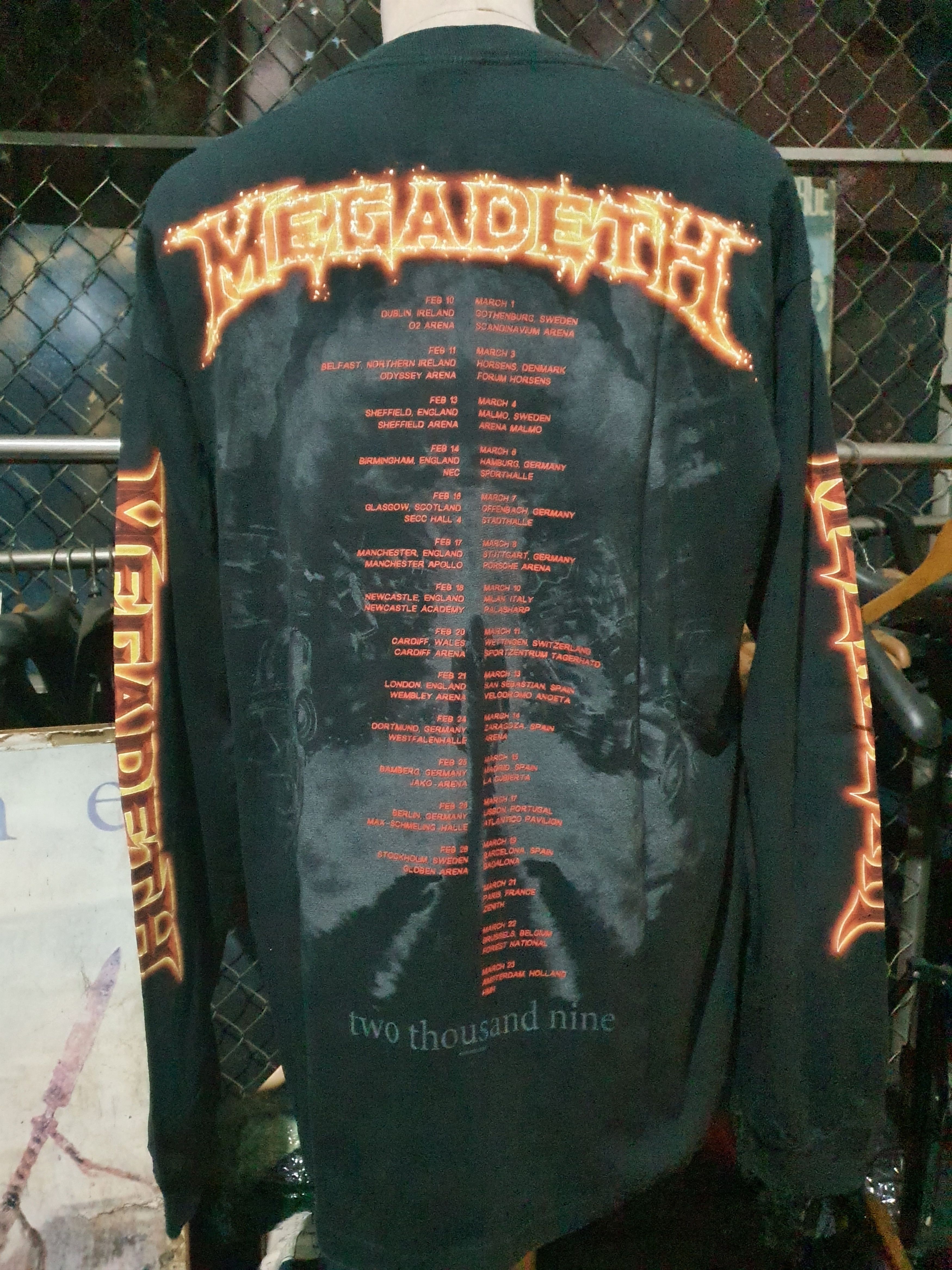 Band Tees × Megadeth × Metallica 🕸Megadeth Longsleeve L🕸 Size US L / EU 52-54 / 3 - 2 Thumbnail