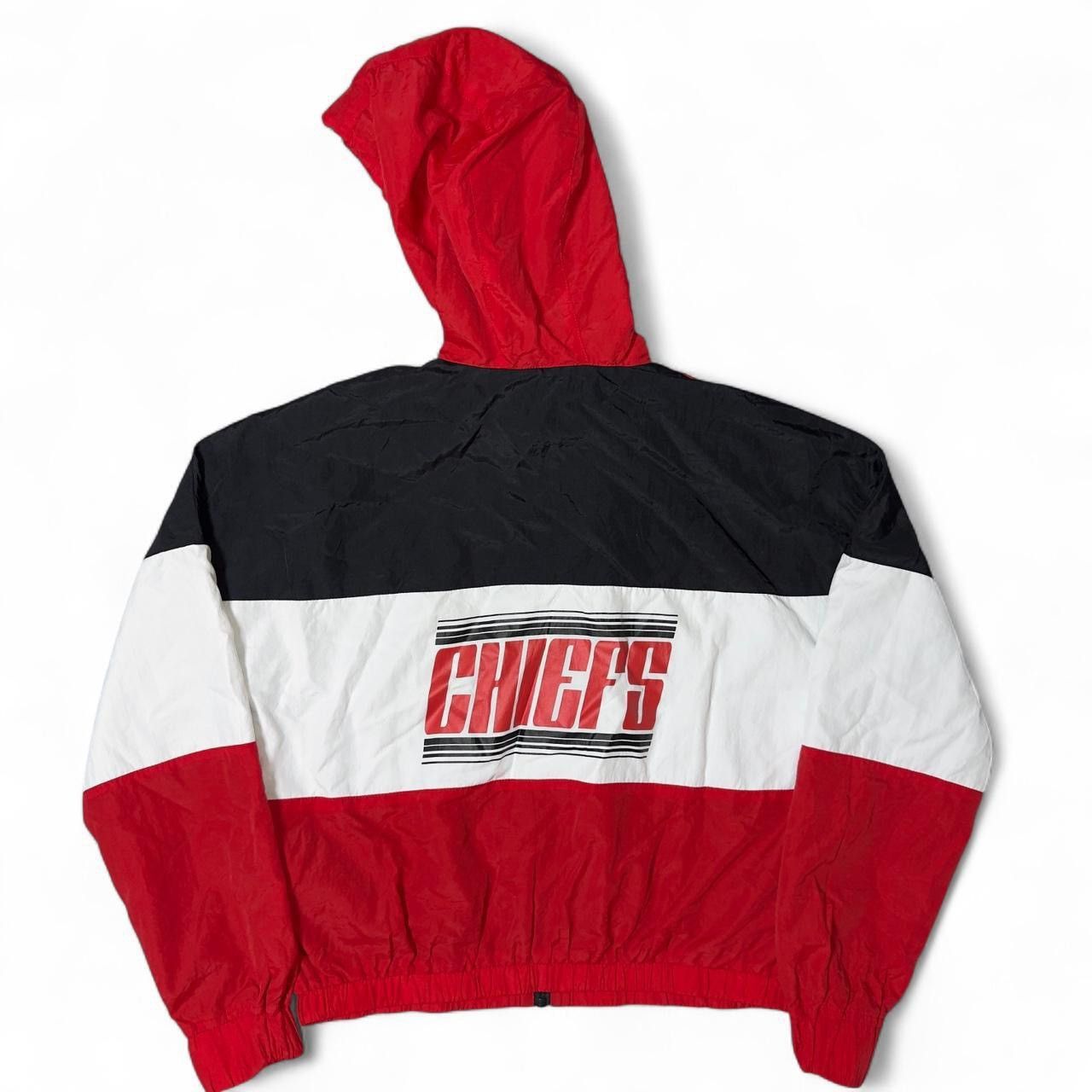 Other Red Kansas City Chiefs Color Block Windbreaker Jacket Size XS / US 0-2 / IT 36-38 - 3 Thumbnail