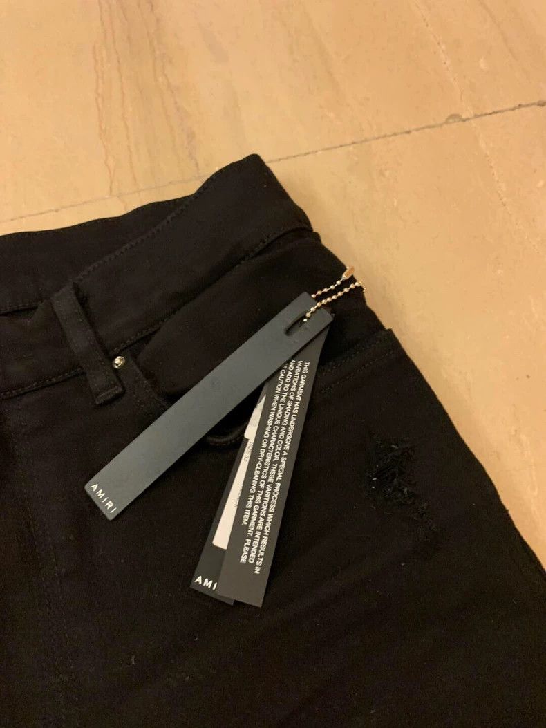 Amiri Amiri 18aw Black Diamond jeans Size US 32 / EU 48 - 4 Thumbnail
