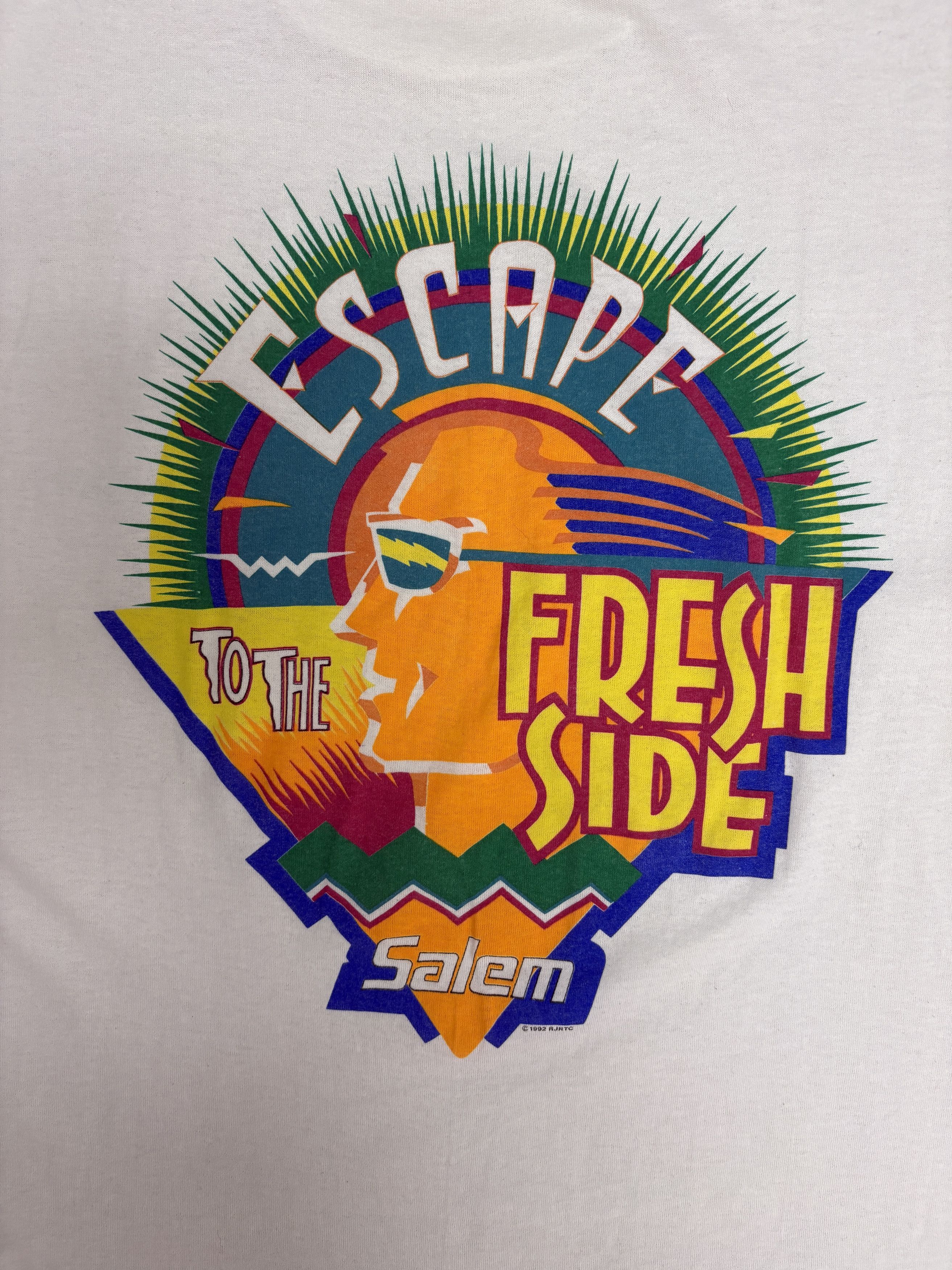 Vintage Salem Cigarettes Fresh Wrap Vintage White Tee Size US XL / EU 56 / 4 - 5 Thumbnail