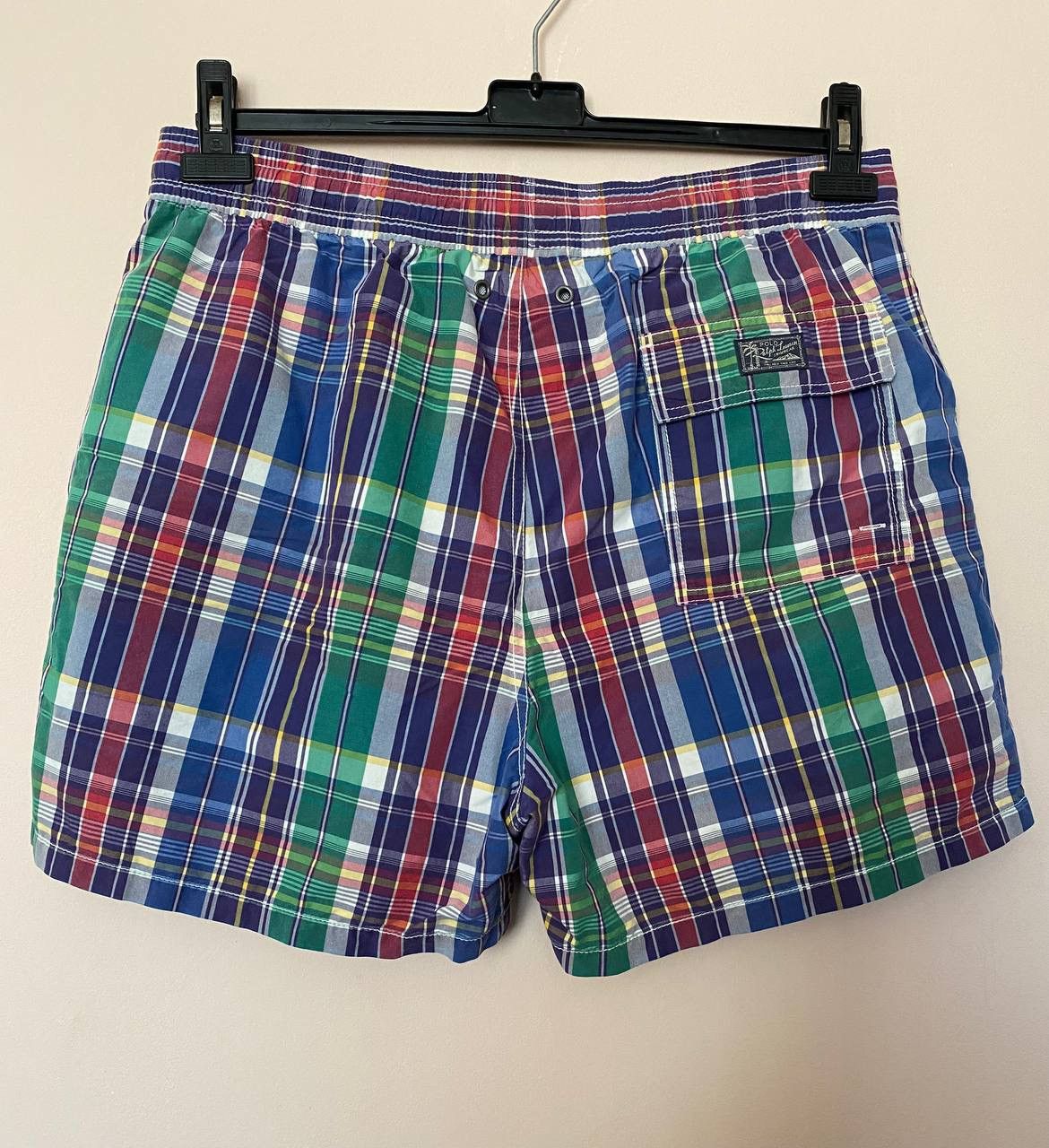 Polo Ralph Lauren × Vintage 🏄‍♂️Vintage Polo Ralph Lauren big logo Shorts Swimwear Surf Y2K Size US 34 / EU 50 - 5 Thumbnail