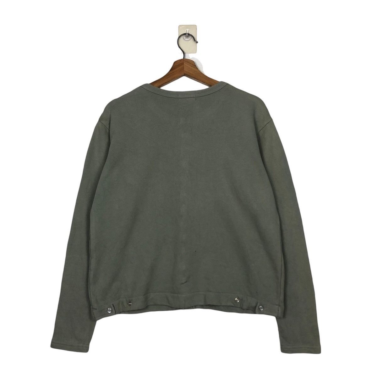 Japanese Brand 📌Rich Green Olive Vintage Cardigan Omnes Issey Miyake Size US M / EU 48-50 / 2 - 9 Thumbnail