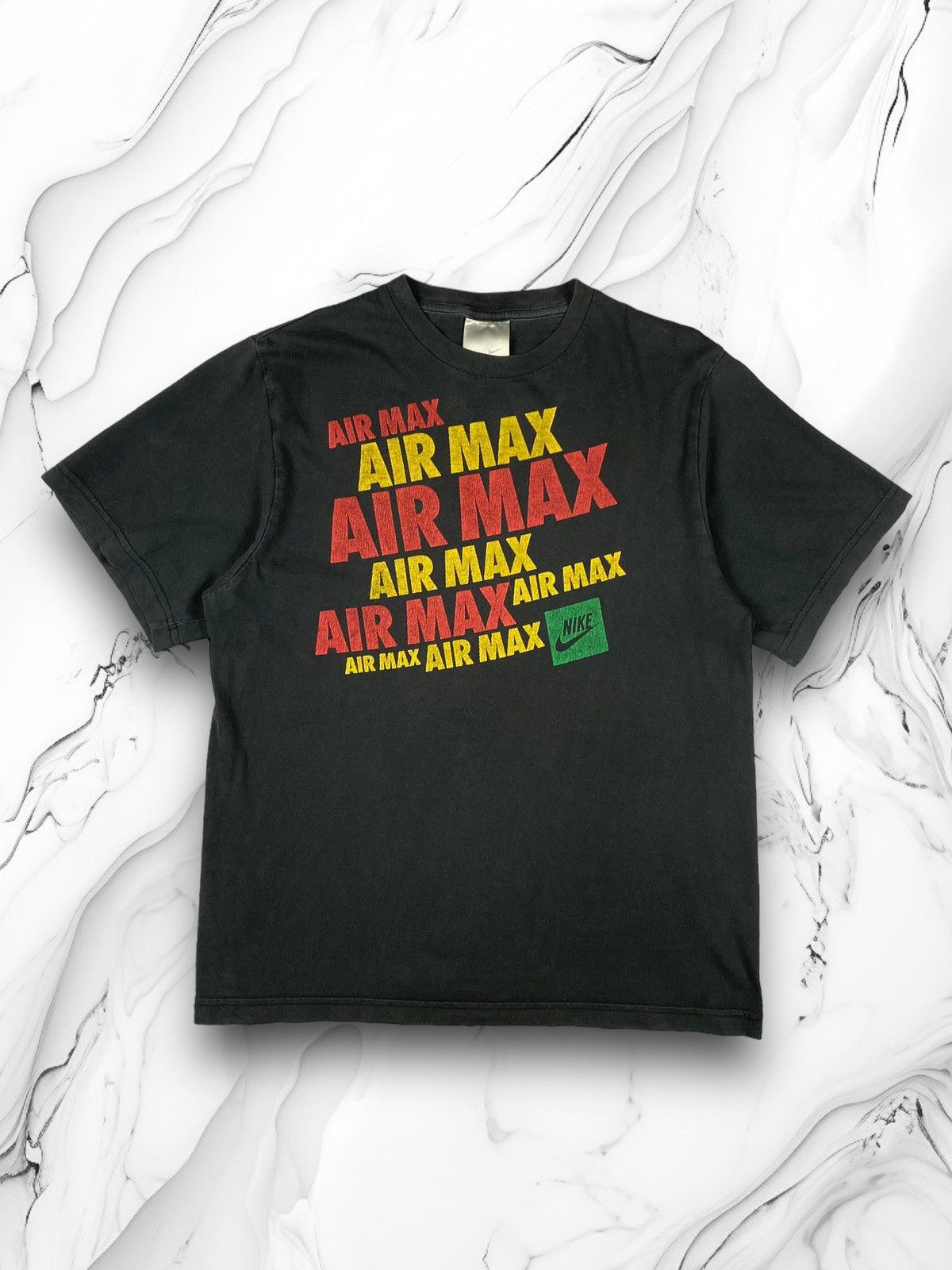 Nike × Vintage Vintage Nike Air Max Drill Bag Logo Tee T Shirt Size S Size US S / EU 44-46 / 1 - 1 Thumbnail