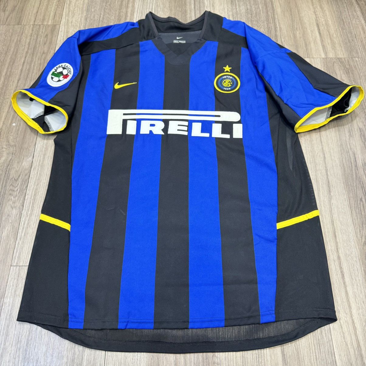 Nike Inter milan 02/03 player issue home shirt #19 Batistuta Size US M / EU 48-50 / 2 - 1 Thumbnail