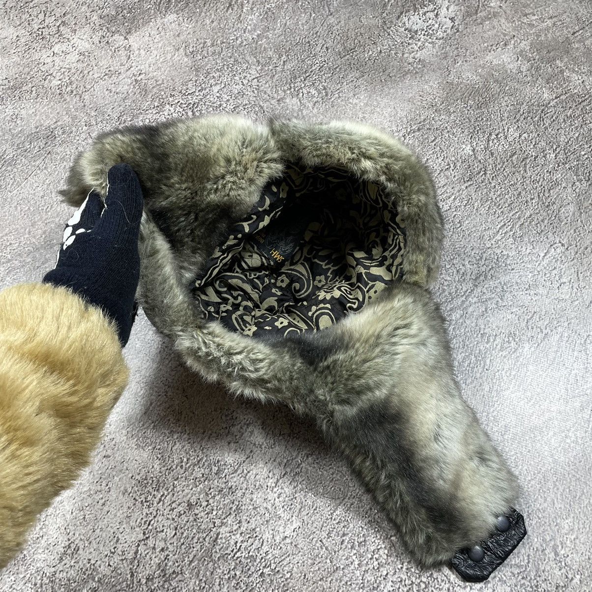 If Six Was Nine Vintage 90s Alt Beanie Mohair Ushanka Faux American VTg Size ONE SIZE - 5 Thumbnail