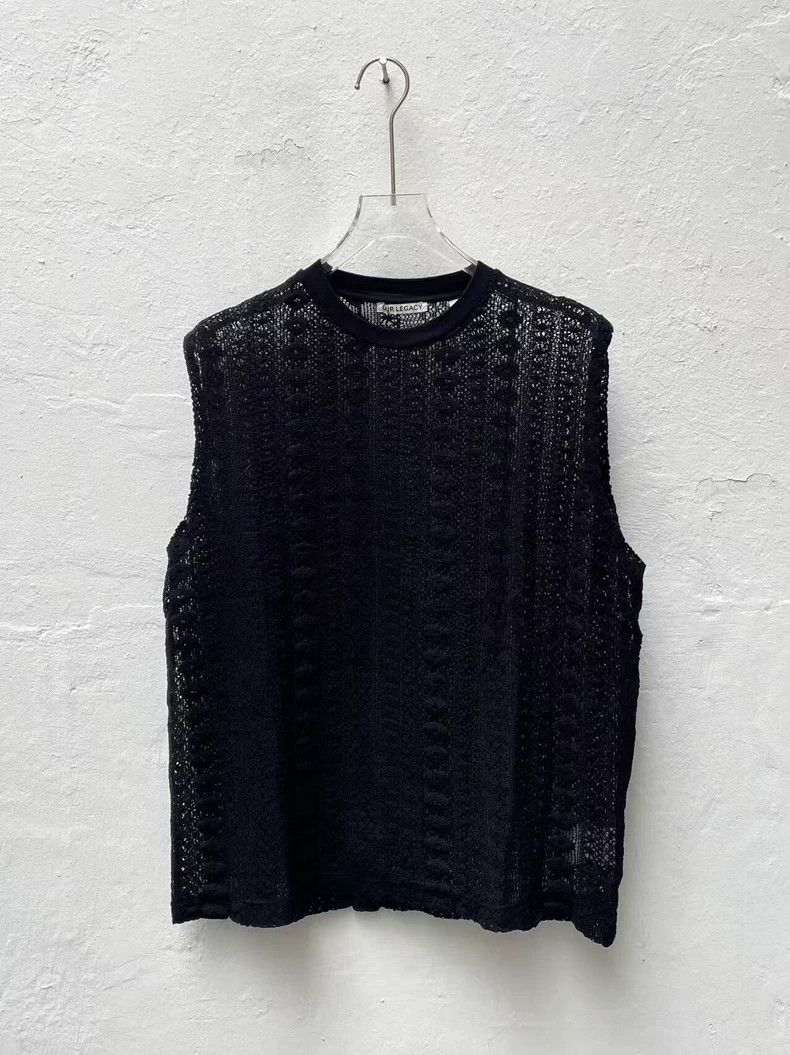 Our Legacy Our Legacy size44 Black lace openback vest Size US S / EU 44-46 / 1 - 1 Thumbnail