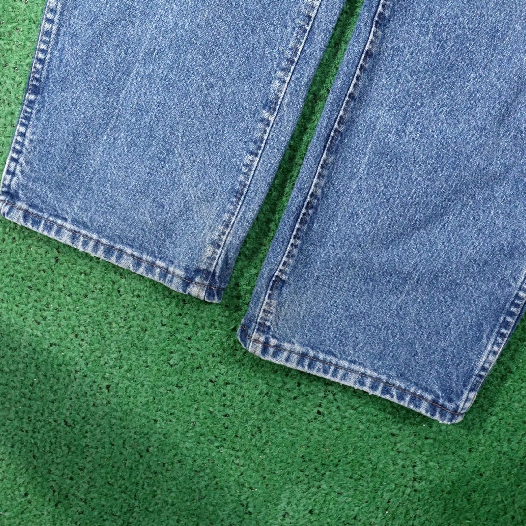 Wrangler VINTAGE Wrangler Jeans Mens 38x30 Blue Slim Straight Denim 36MWZDS Jeans Mens 38x30 Blue Slim Straight Denim Wrangler 36MWZDS Size US 38 / EU 54 - 4 Thumbnail