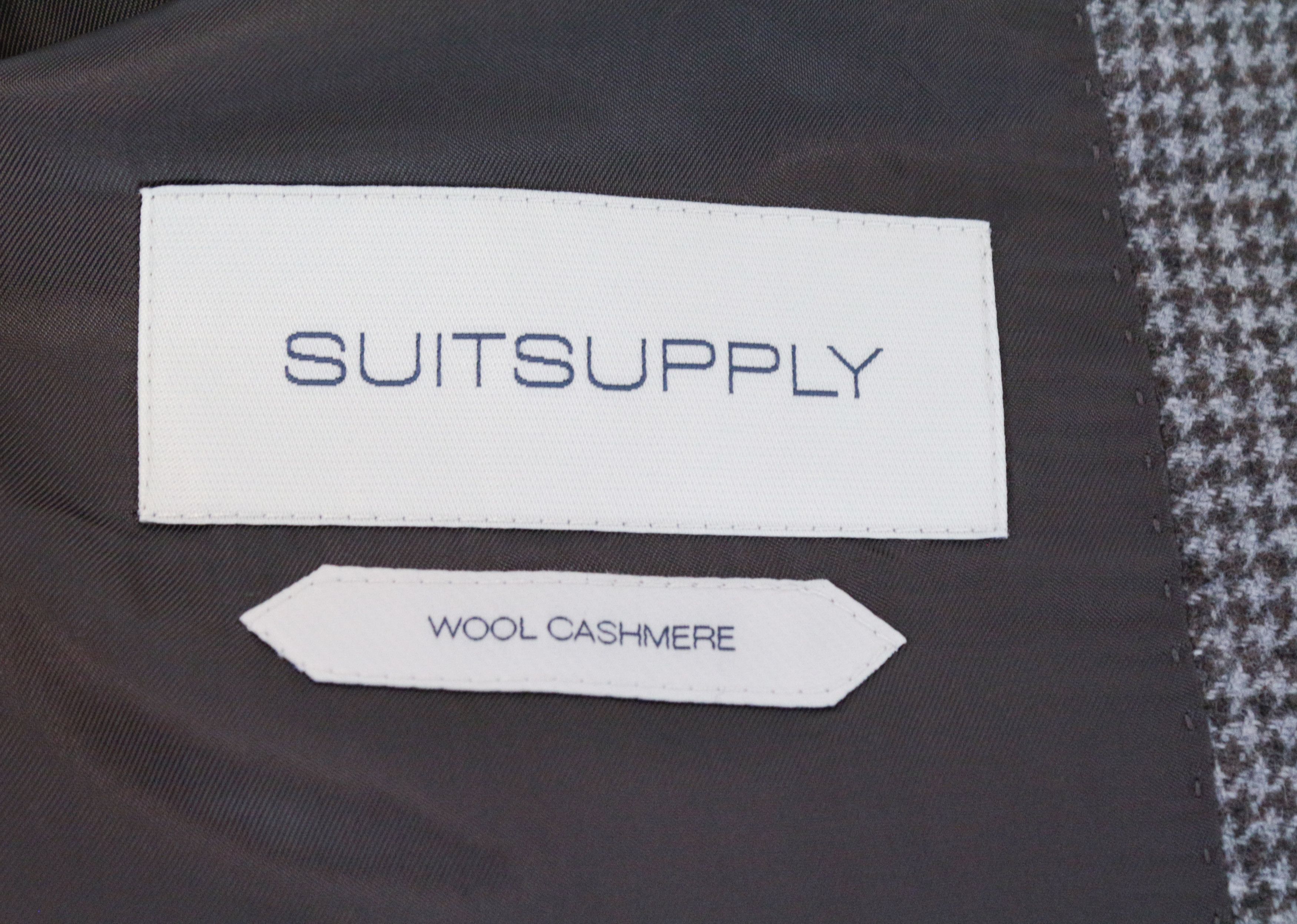 Suitsupply HAVANA UK328R Grey Wool Cashmere Suit 67233 Size 38R - 14 Thumbnail