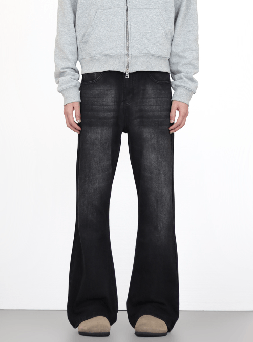 Japanese Brand American retro washed vintage flared jeans for men Size US 32 / EU 48 - 1 Thumbnail