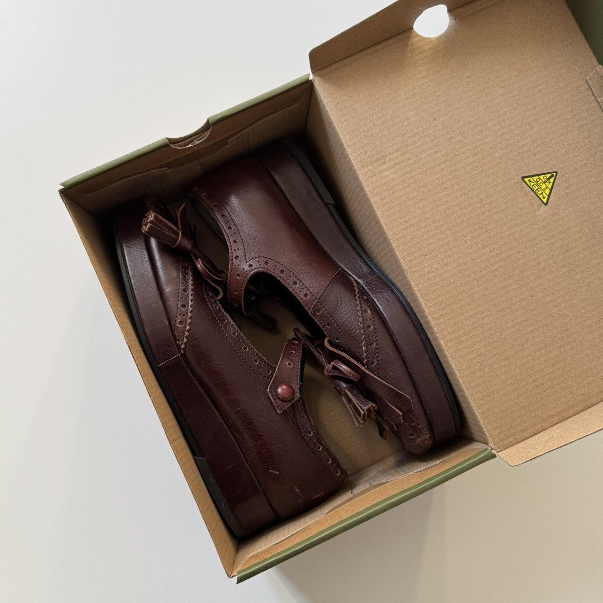 Comme des Garcons Tricot Comme Des Garcons Brown Tassel Mary Jane Loafers Size US 5.5 / IT 35.5 - 9 Thumbnail