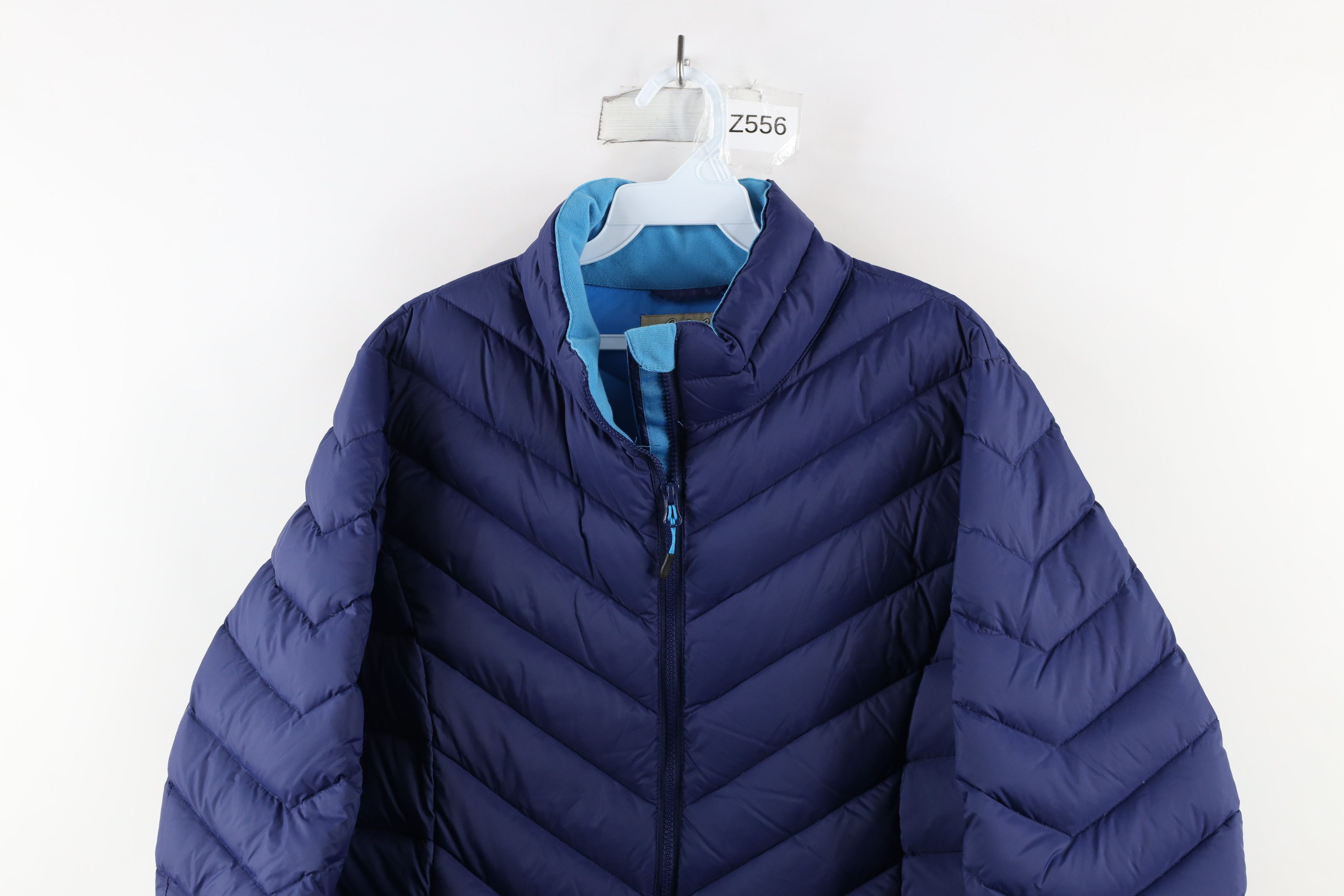 Cabelas × Vintage Cabelas Goose Down Insulated Full Zip Puffer Jacket Blue Size L / US 10 / IT 46 - 2 Thumbnail