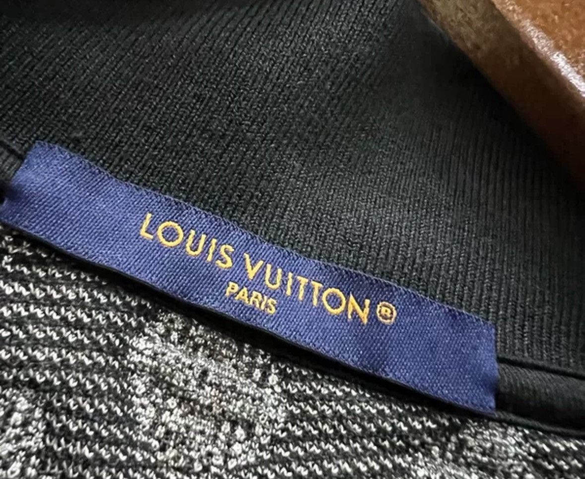 Louis Vuitton Louis Vuitton LV full logo face print baseball jacket Size US XL / EU 56 / 4 - 3 Thumbnail