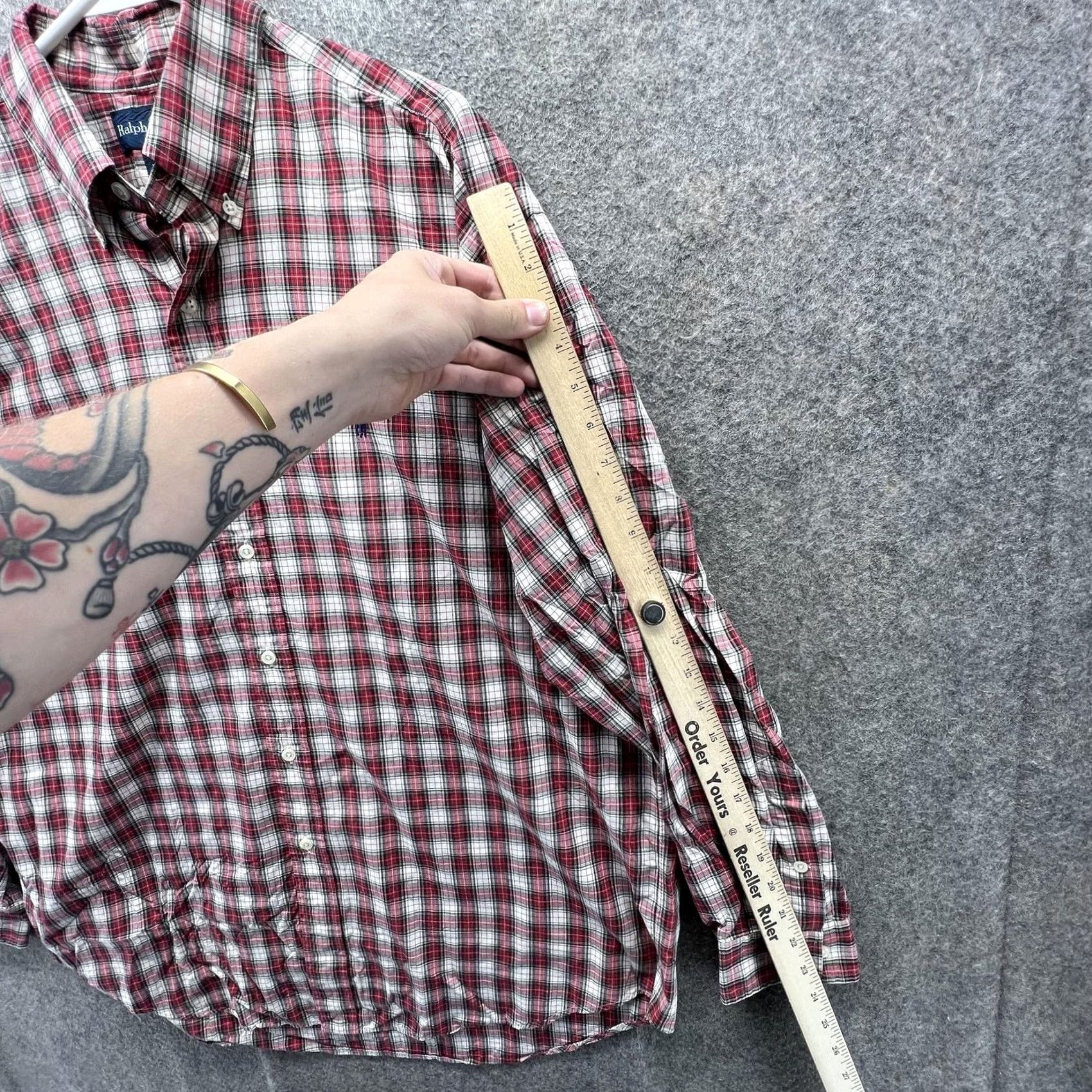 Ralph Lauren Ralph Lauren Shirt Mens Large Red Plaid Long Sleeve Button Down Blake Casual Size US L / EU 52-54 / 3 - 3 Thumbnail