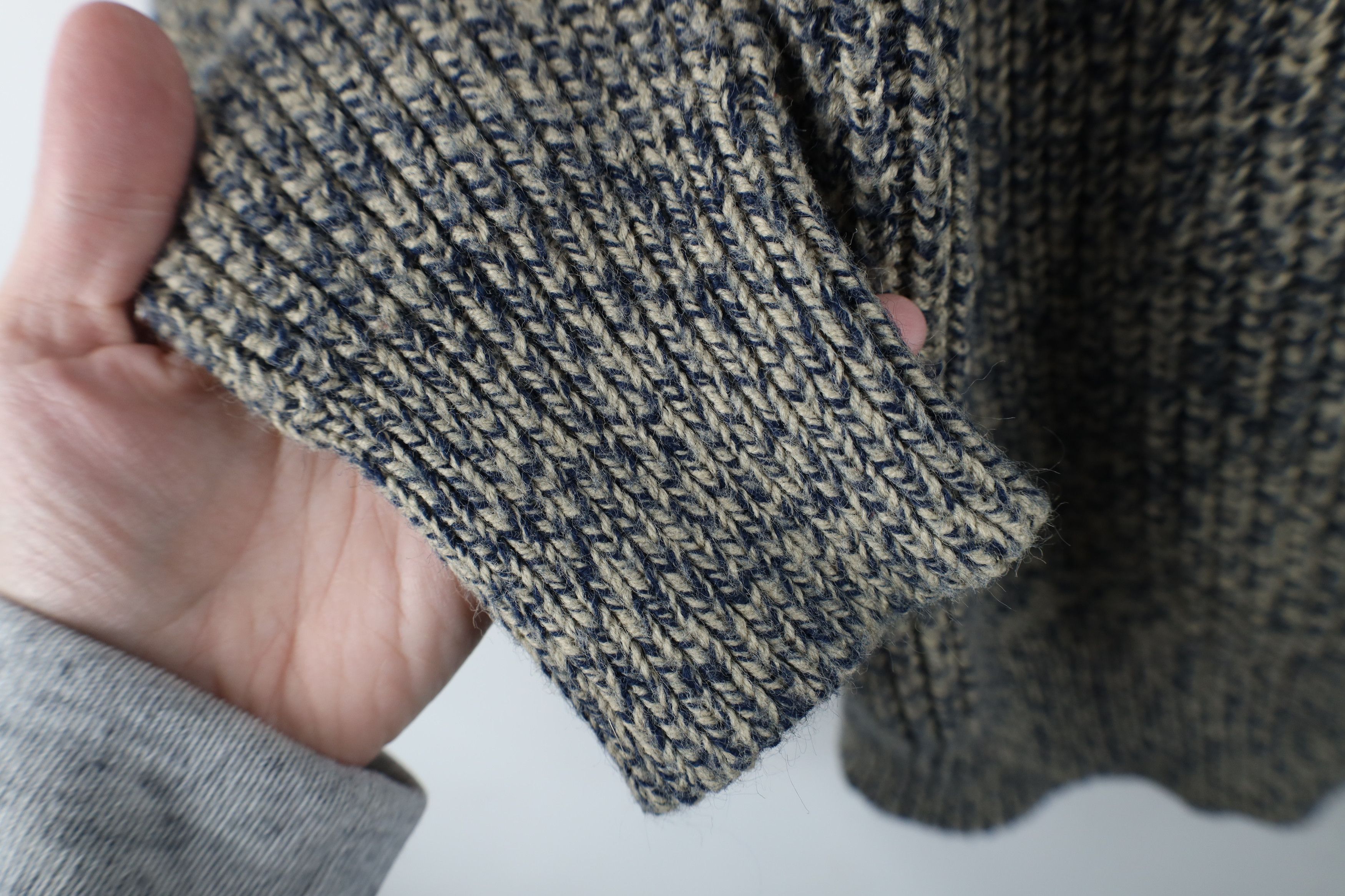 Vintage Vintage 90s Streetwear Chunky Ribbed Knit Crewneck Sweater Size M / US 6-8 / IT 42-44 - 5 Thumbnail
