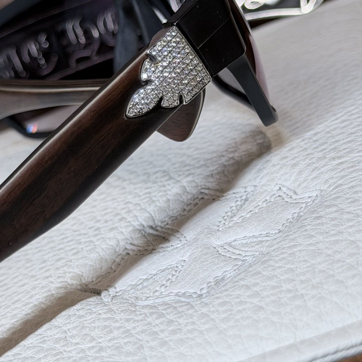 Chrome Hearts 💎 JEWEL 💎 Chrome Hearts Home Plate 1/1 Sunglasses Size ONE SIZE - 13 Thumbnail
