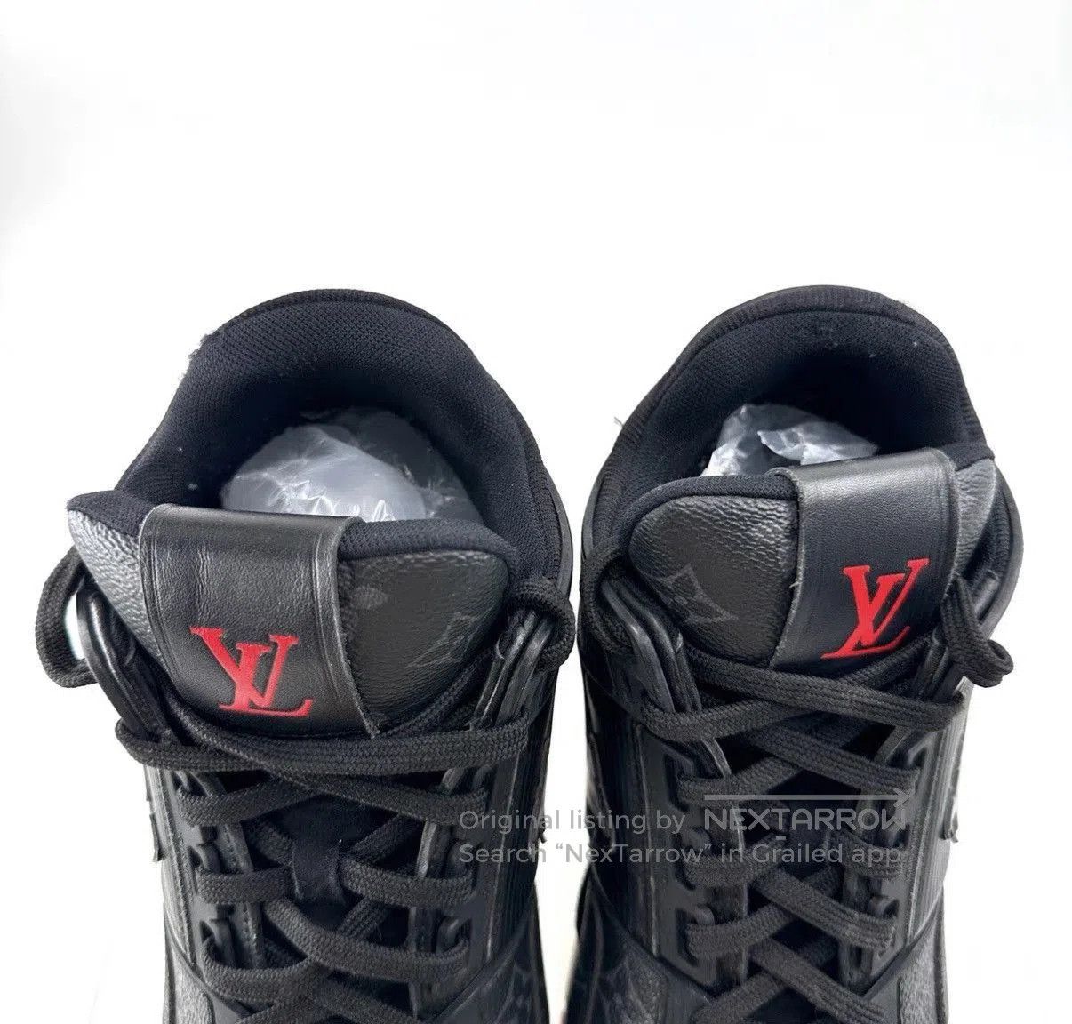 Louis Vuitton Black Hitop Sneakers Size 8.5. Size US 8.5 / EU 41-42 - 4 Thumbnail