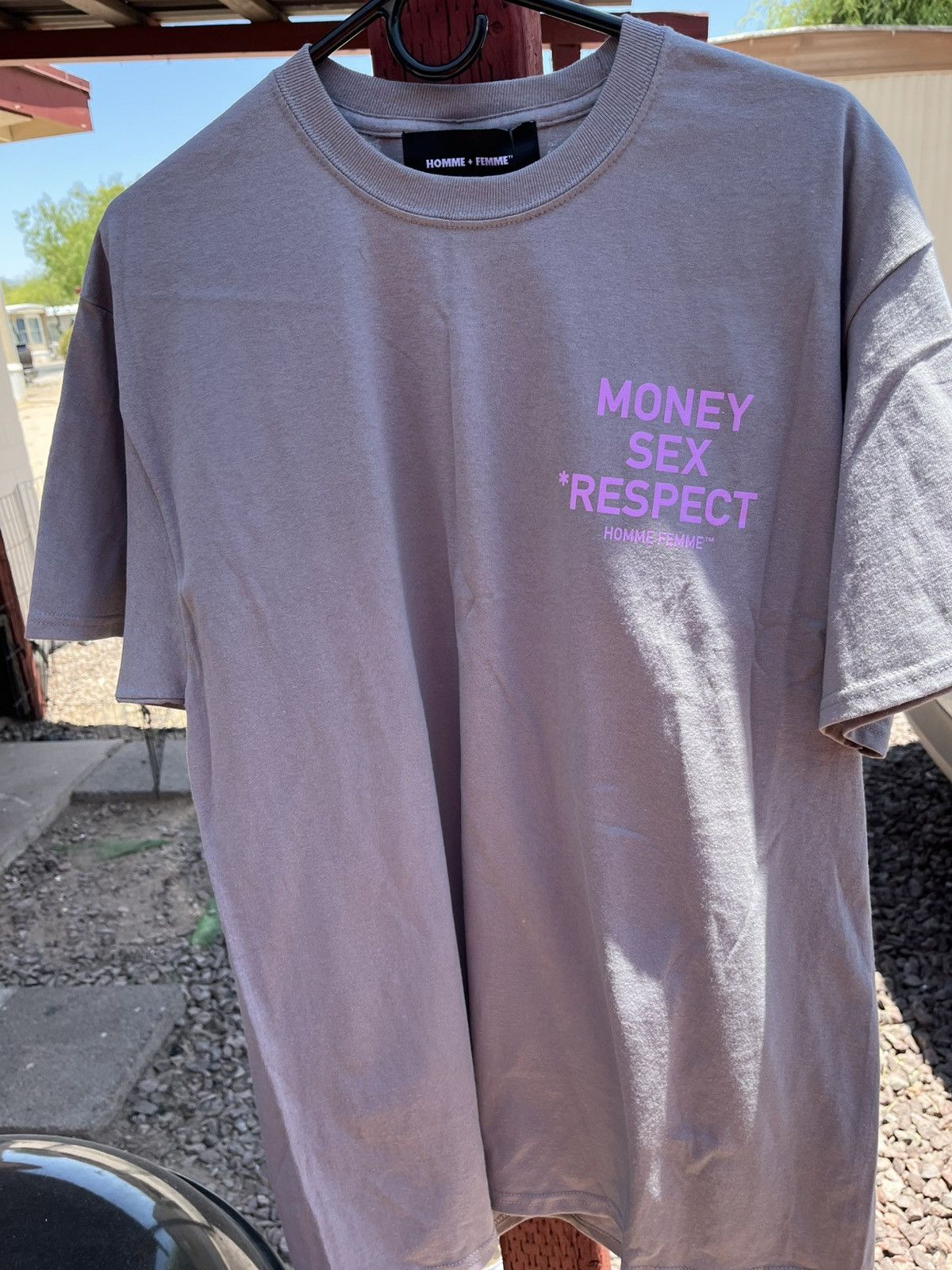 Homme + Femme La HOMME FEMME “Respect” tee Size US L / EU 52-54 / 3 - 5 Thumbnail