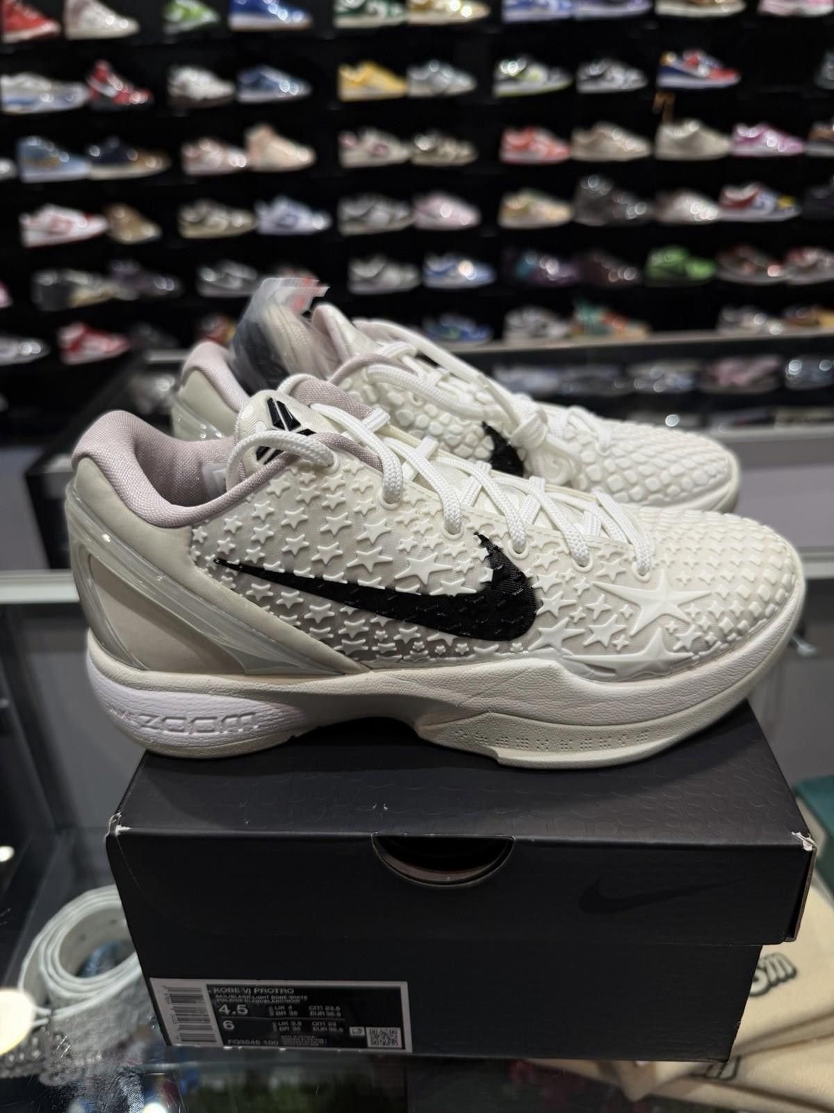 Nike Nike Kobe 6 Protro Sail All Star - FQ3546-100 New Size 4.5 Size US 5 / EU 37 - 1 Thumbnail