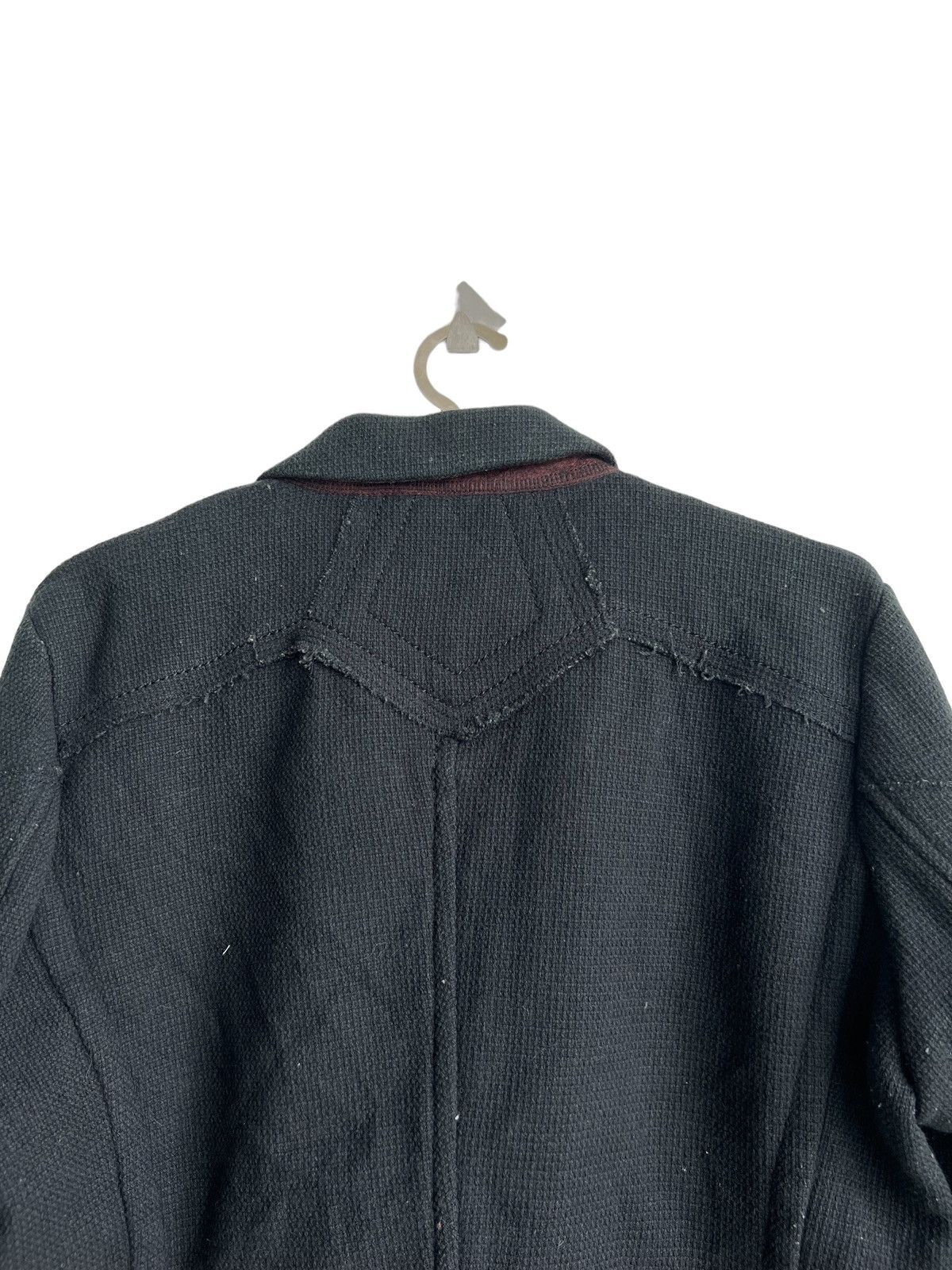 If Six Was Nine 1990s MFG Overprinted Witch Double Breast Biker Jacket Size US M / EU 48-50 / 2 - 11 Thumbnail