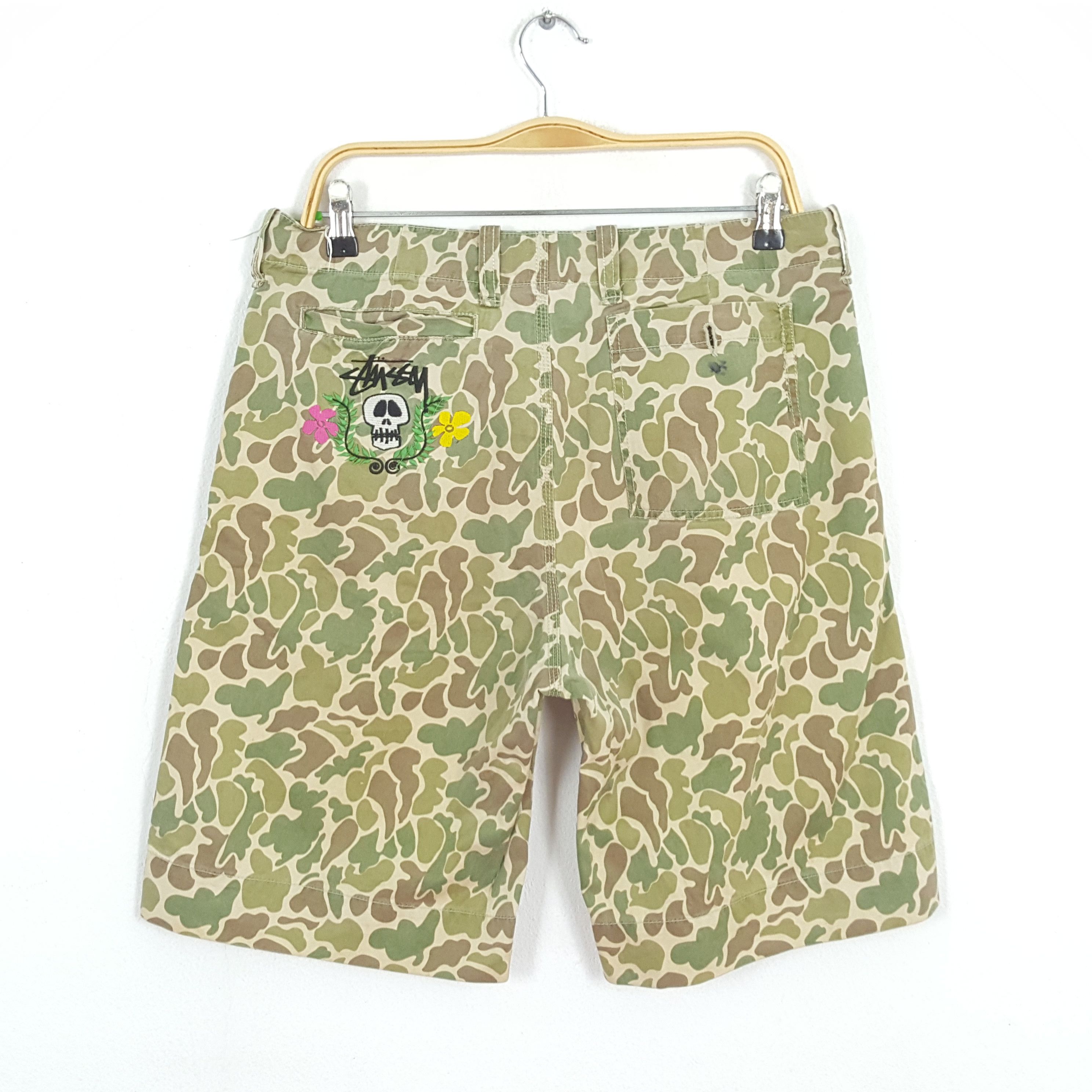 Stussy × Vintage Vintage STUSSY Streetwear Skateboard Logo Style Short Pants Size US 32 / EU 48 - 3 Thumbnail