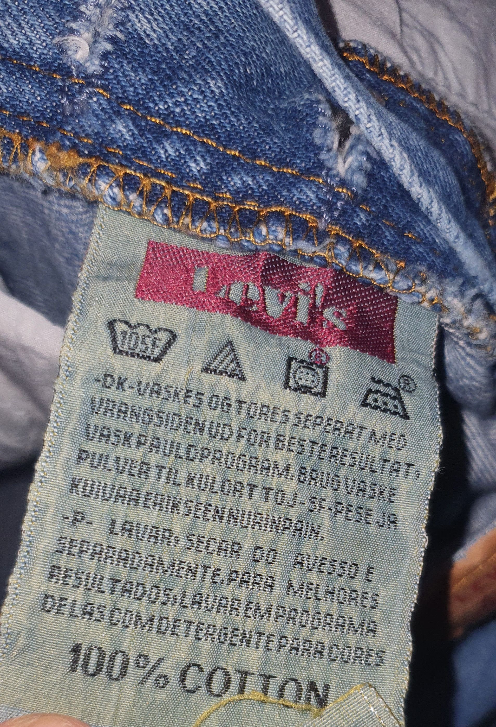 Other Vintage levi'd jeans denim made in usa Size US 32 / EU 48 - 4 Thumbnail
