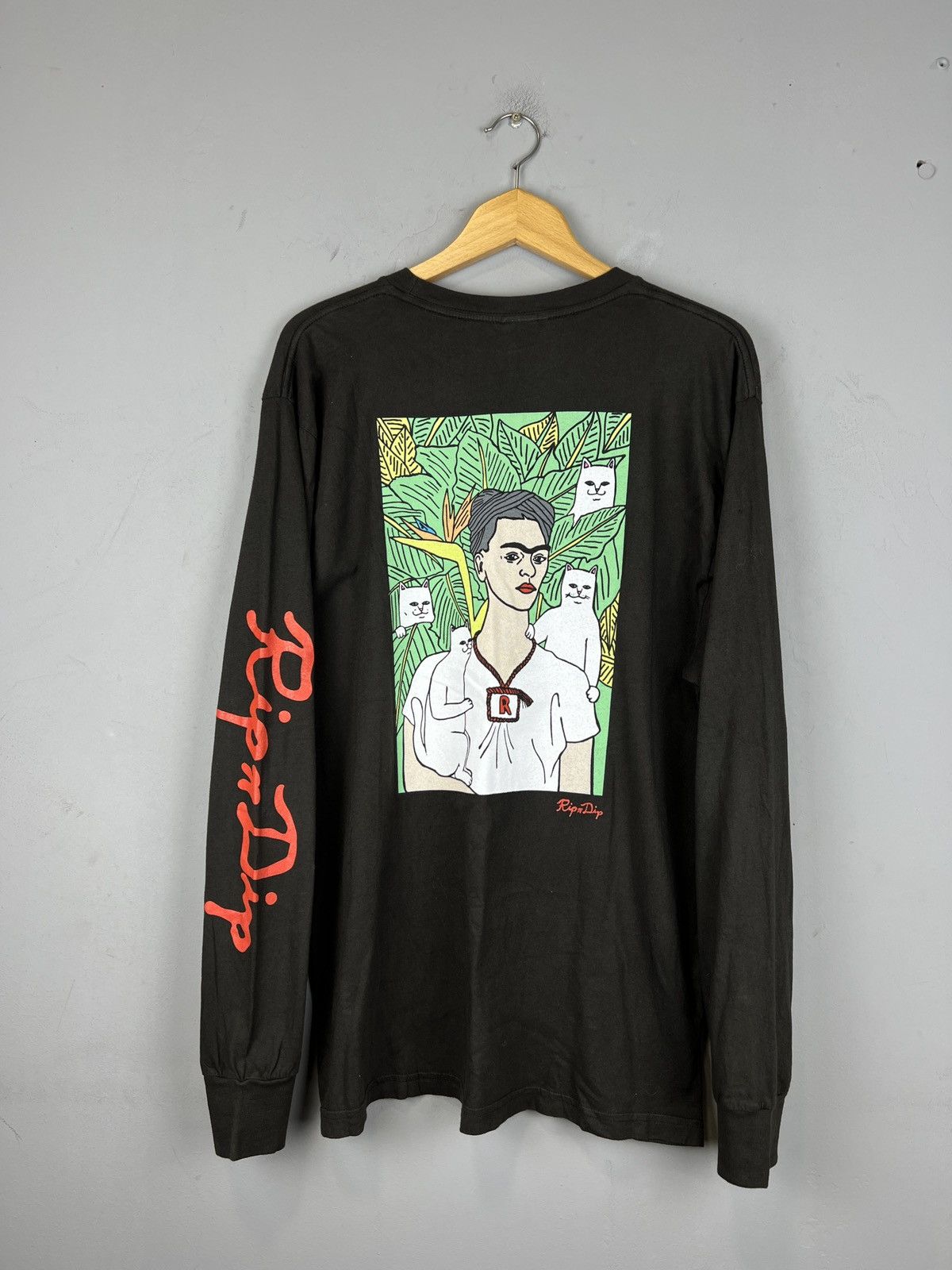 RIPNDIP Rip n Dip big Logo girls and cats long sleeve Size US L / EU 52-54 / 3 - 1 Thumbnail