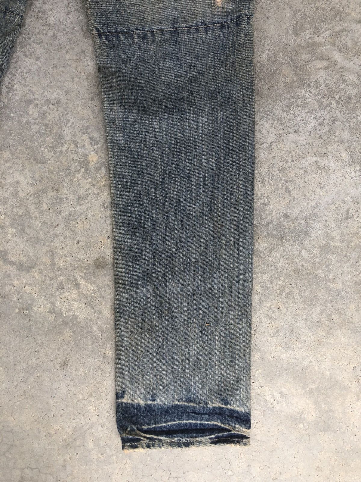 PPFM PPFM Double Waist Distressed Jeans Size US 32 / EU 48 - 17 Thumbnail